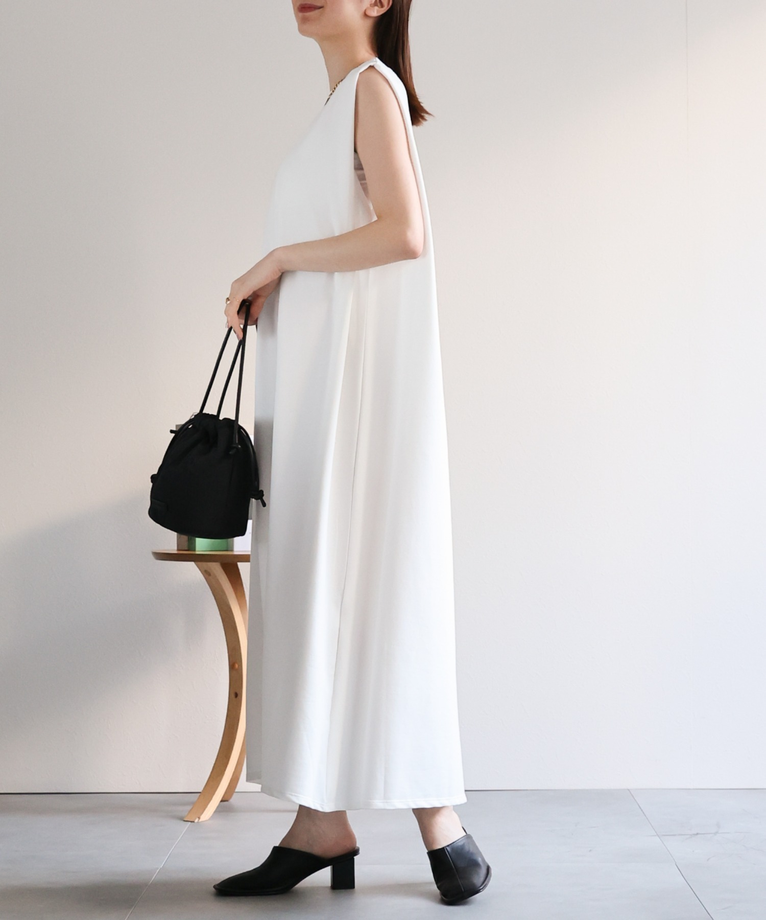 model：162cm 着用サイズ：F