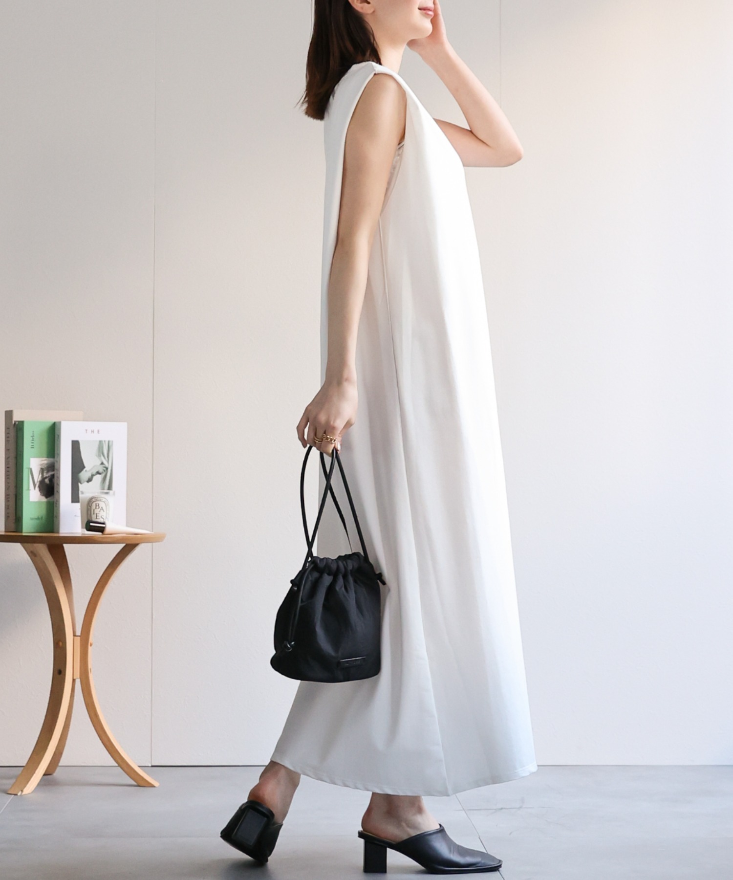 model：162cm 着用サイズ：F