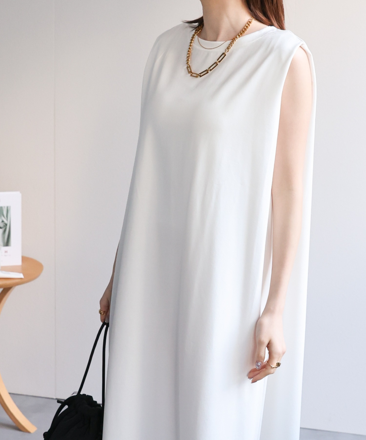 model：162cm 着用サイズ：F