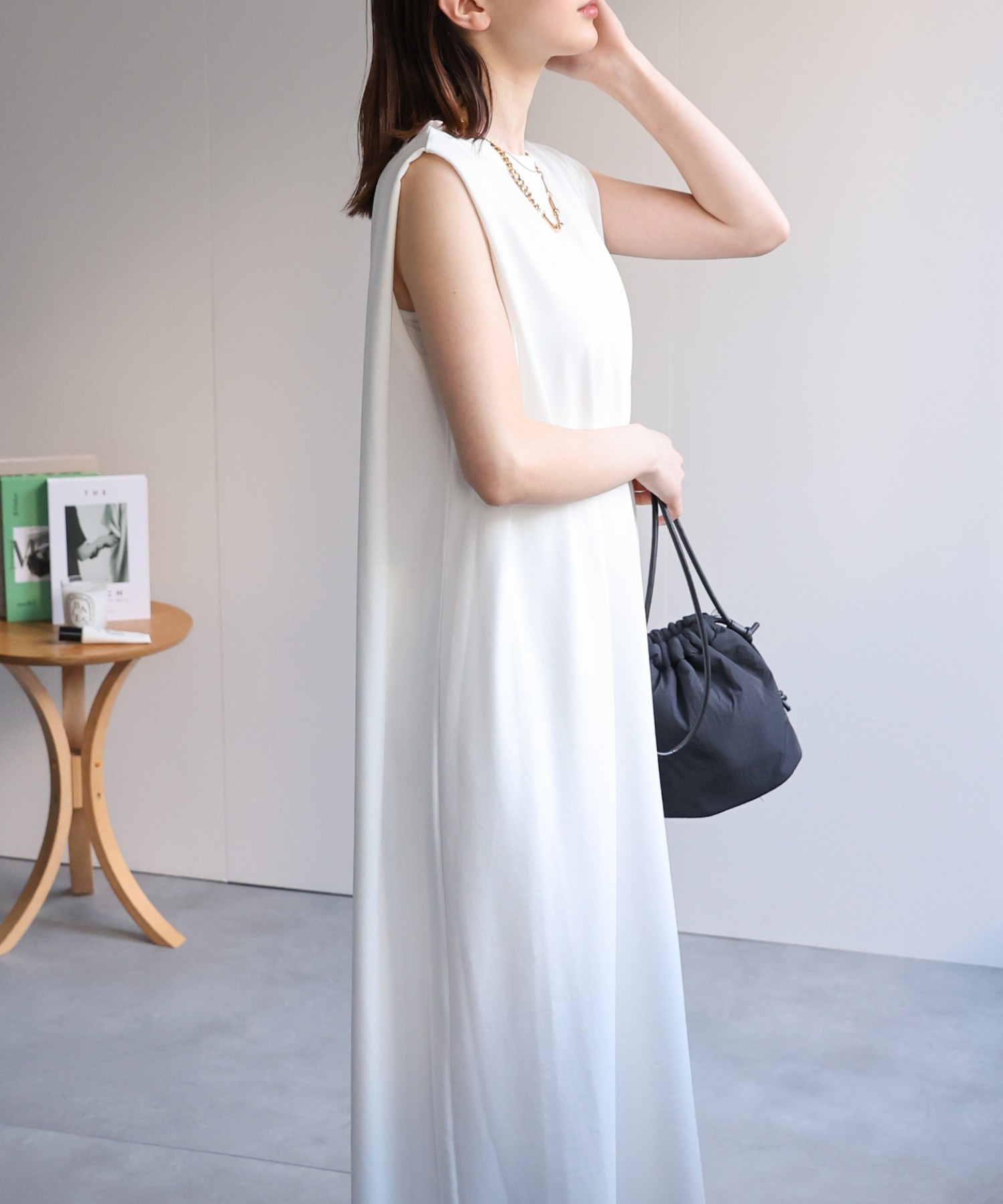 model：162cm 着用サイズ：F