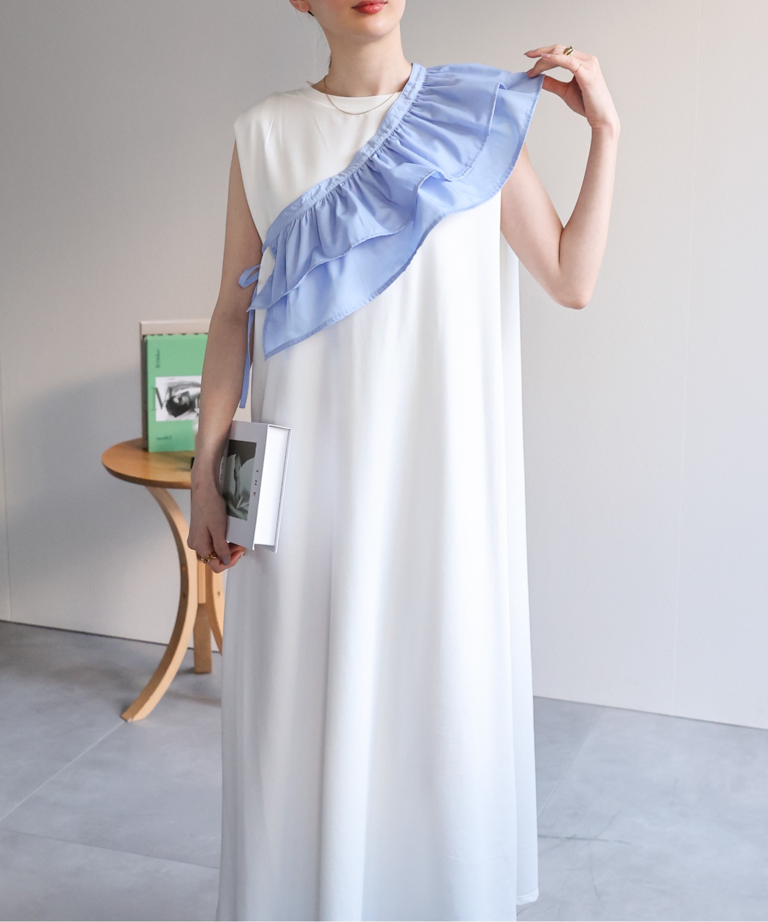 model：162cm 着用サイズ：F