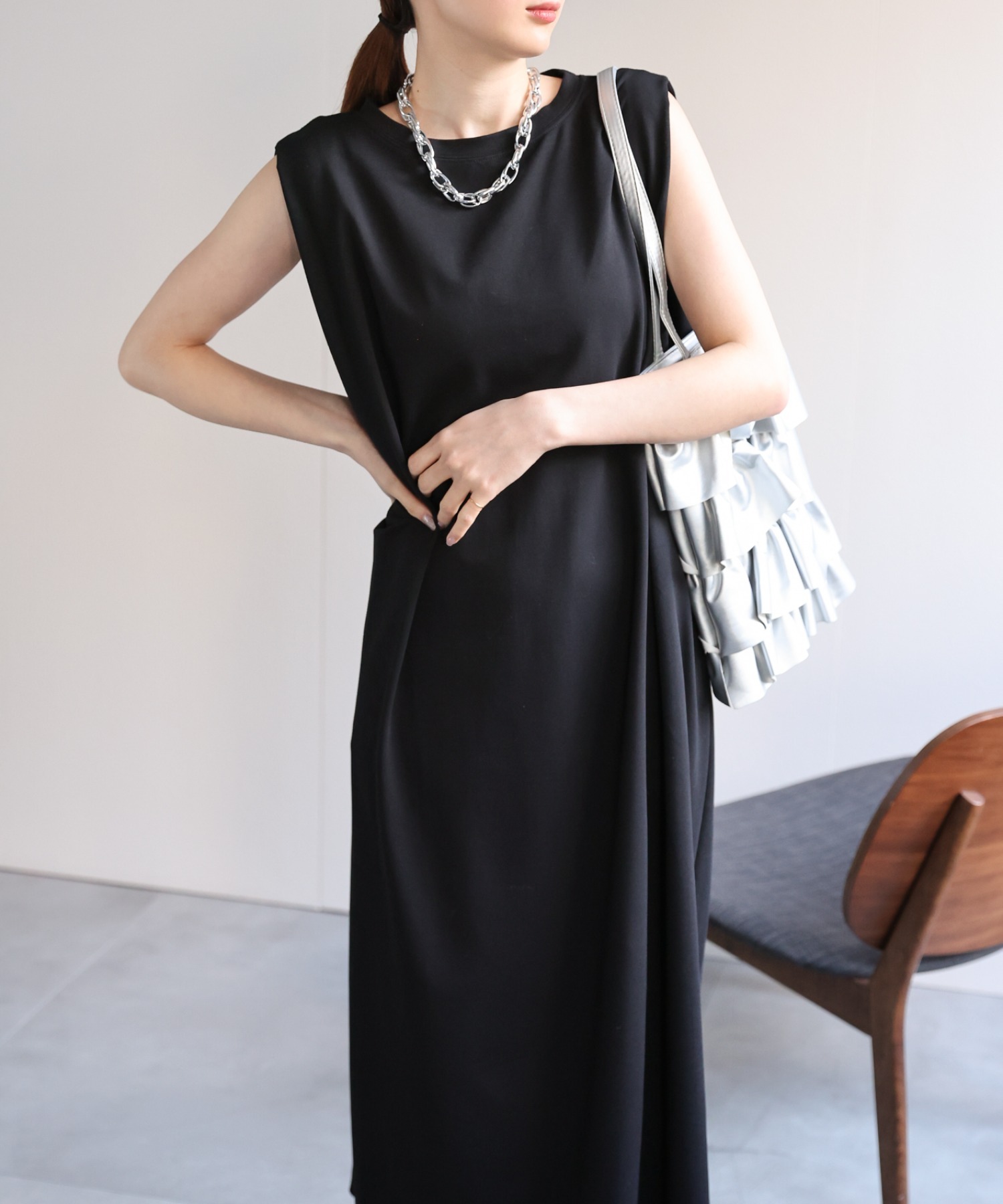 model：162cm 着用サイズ：F