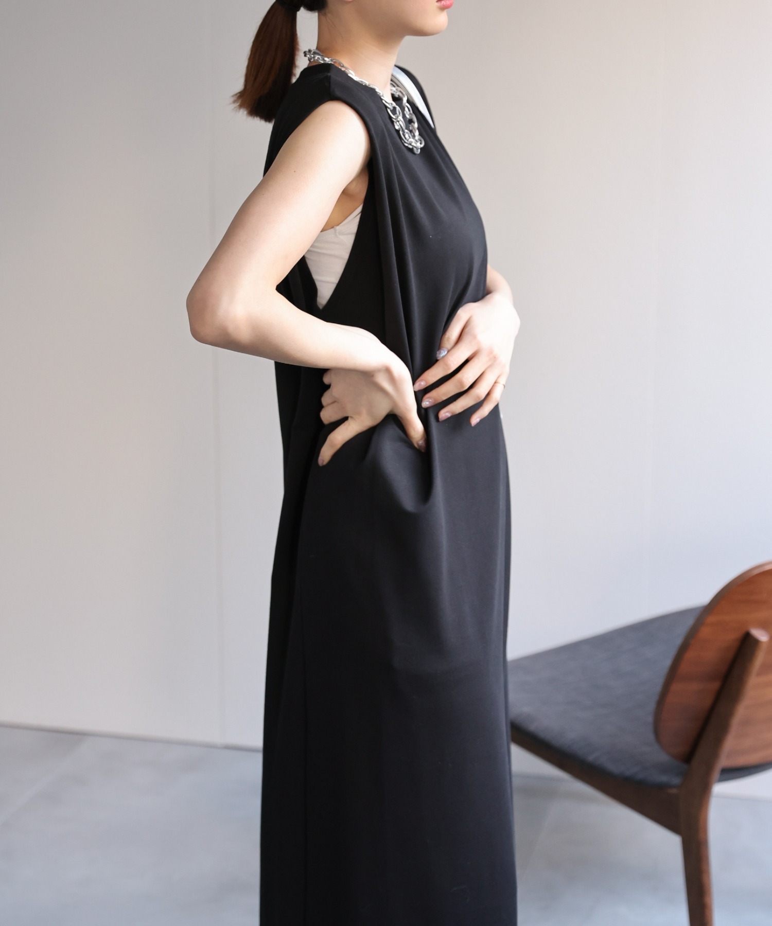 model：162cm 着用サイズ：F
