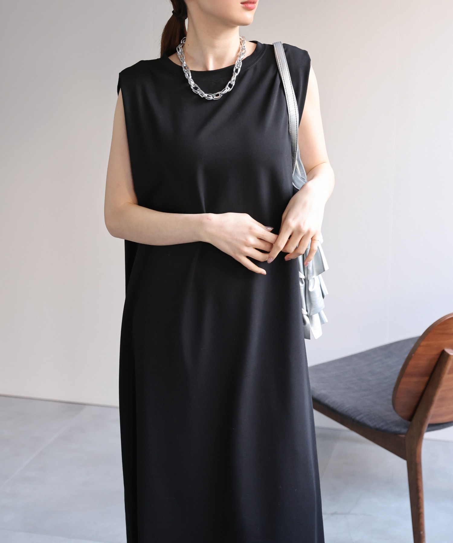 model：162cm 着用サイズ：F