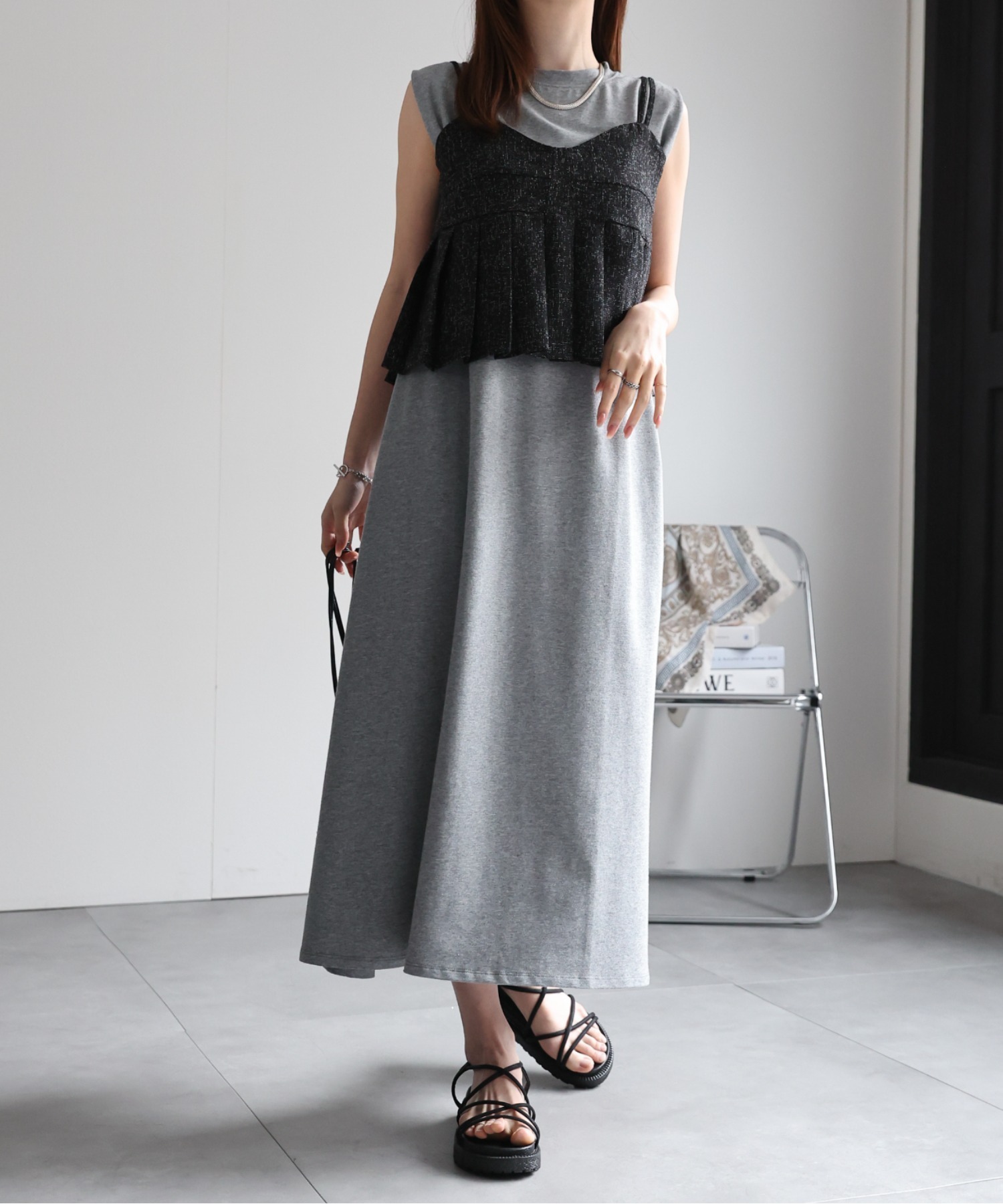 model：162cm 着用サイズ：F