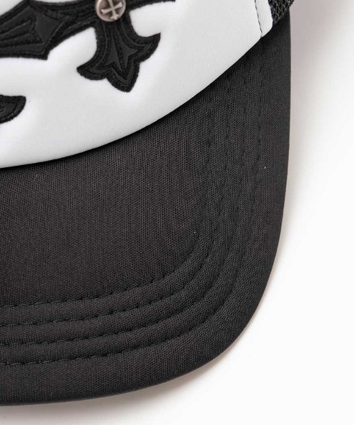 A'GEM/9 × .kom 『SUPPLIER/サプライヤー』 Cross Leather Patch Mesh