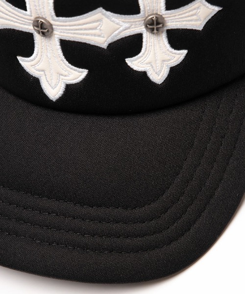 A'GEM/9 × .kom 『SUPPLIER/サプライヤー』 Cross Leather Patch Mesh