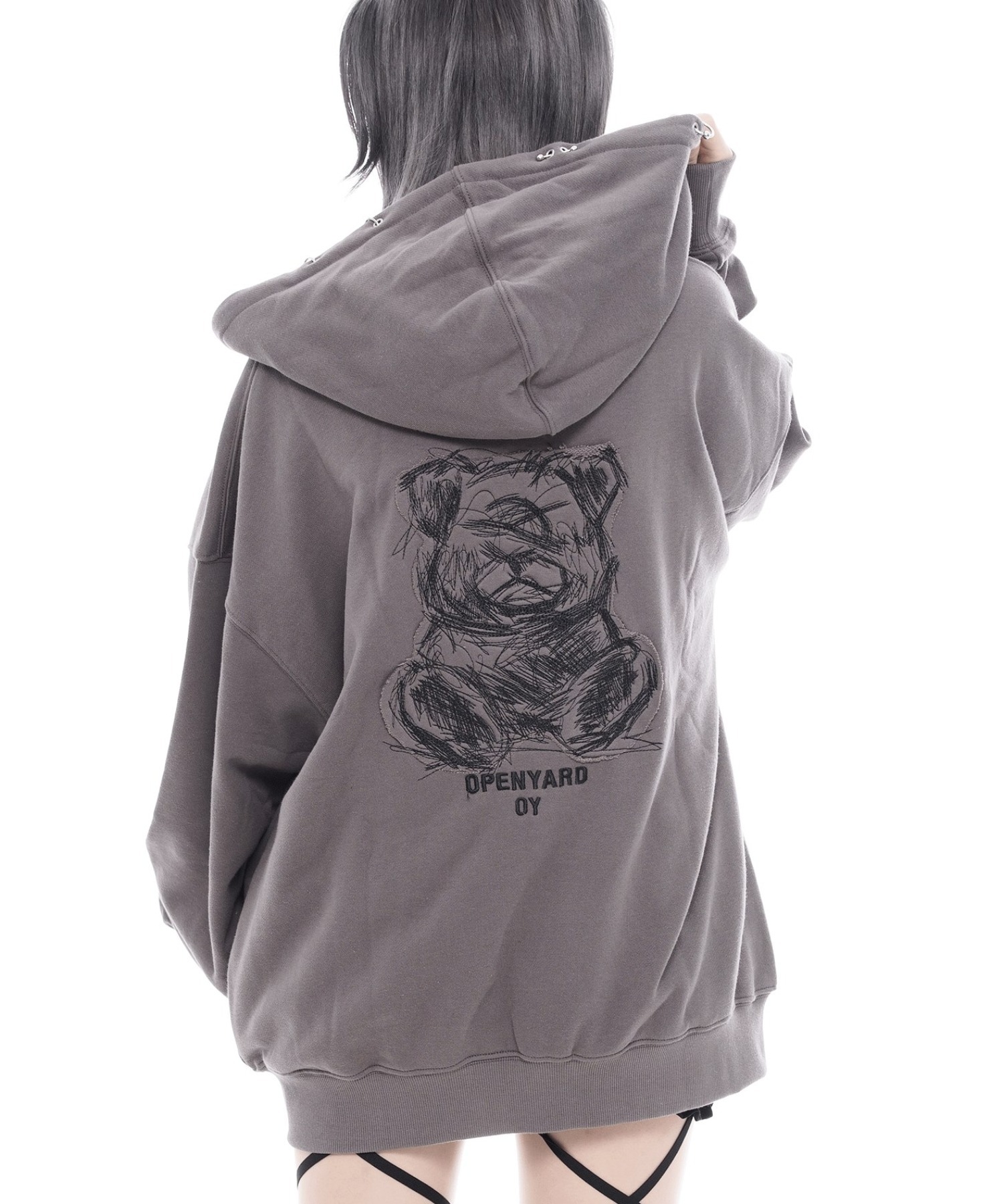 OY/オーワイ』PIERCE STITCH ODOLLY HOODIE ZIP UP/ピアスステッチ
