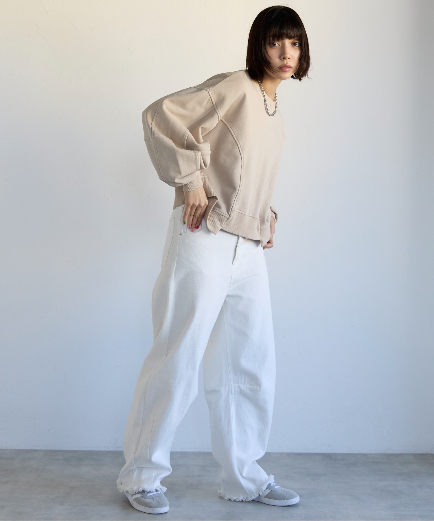 モデル身長:160cm　