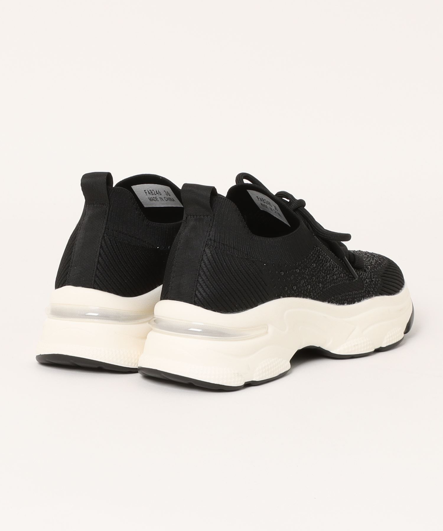 キラキラ 厚底スニーカー ALL BLACK│Jeffrey Campbell OFFICIAL
