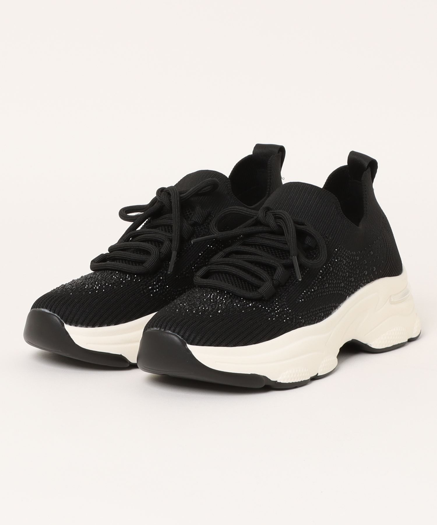 キラキラ 厚底スニーカー ALL BLACK│Jeffrey Campbell OFFICIAL