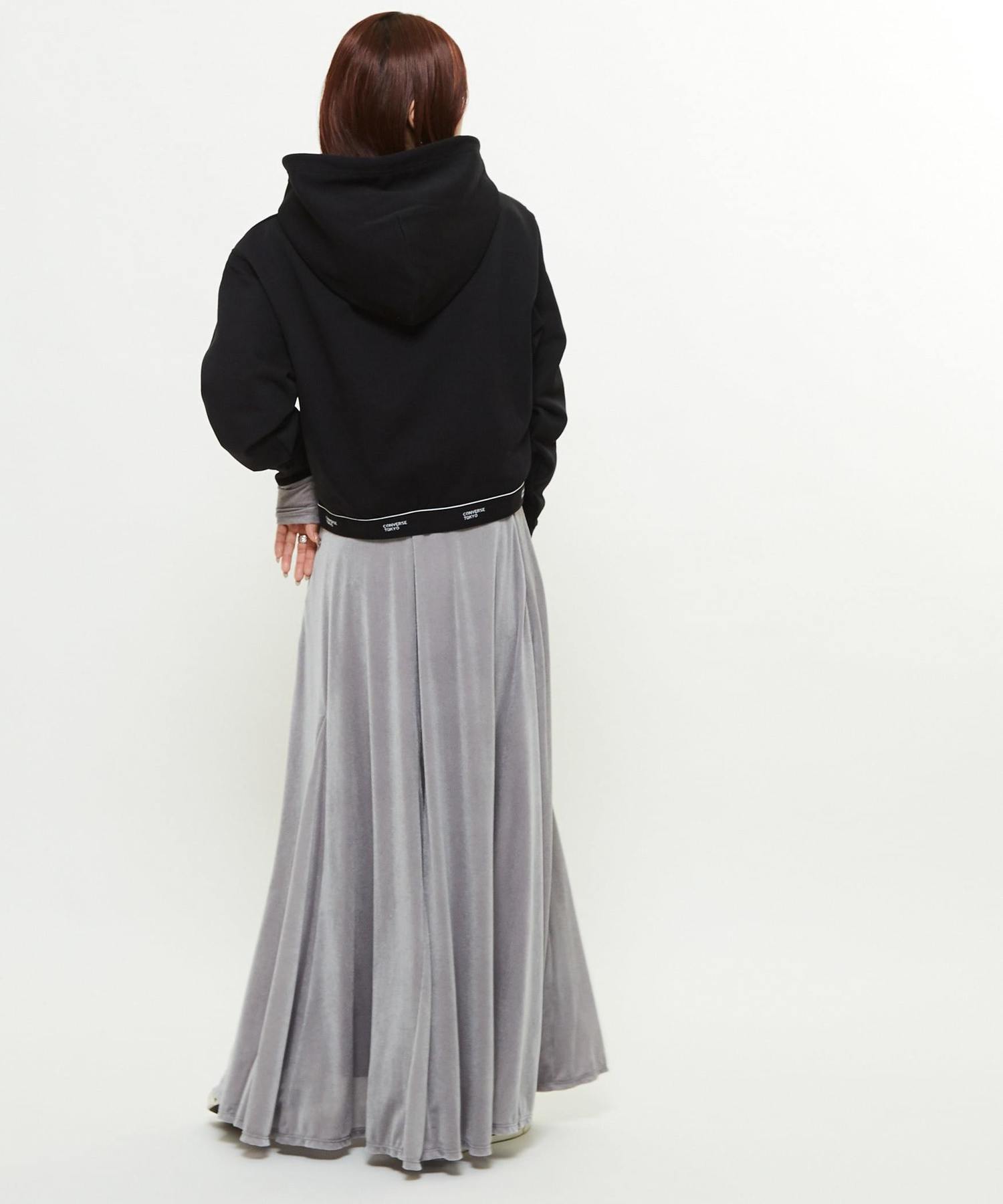 mi-doさん専用 LOGO HEM SHORT HOODIE