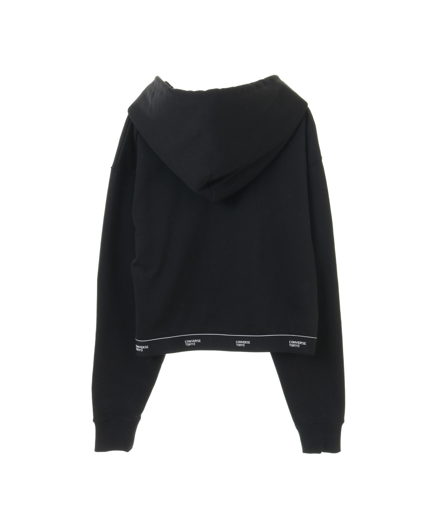 LOGO HEM SHORT HOODIE