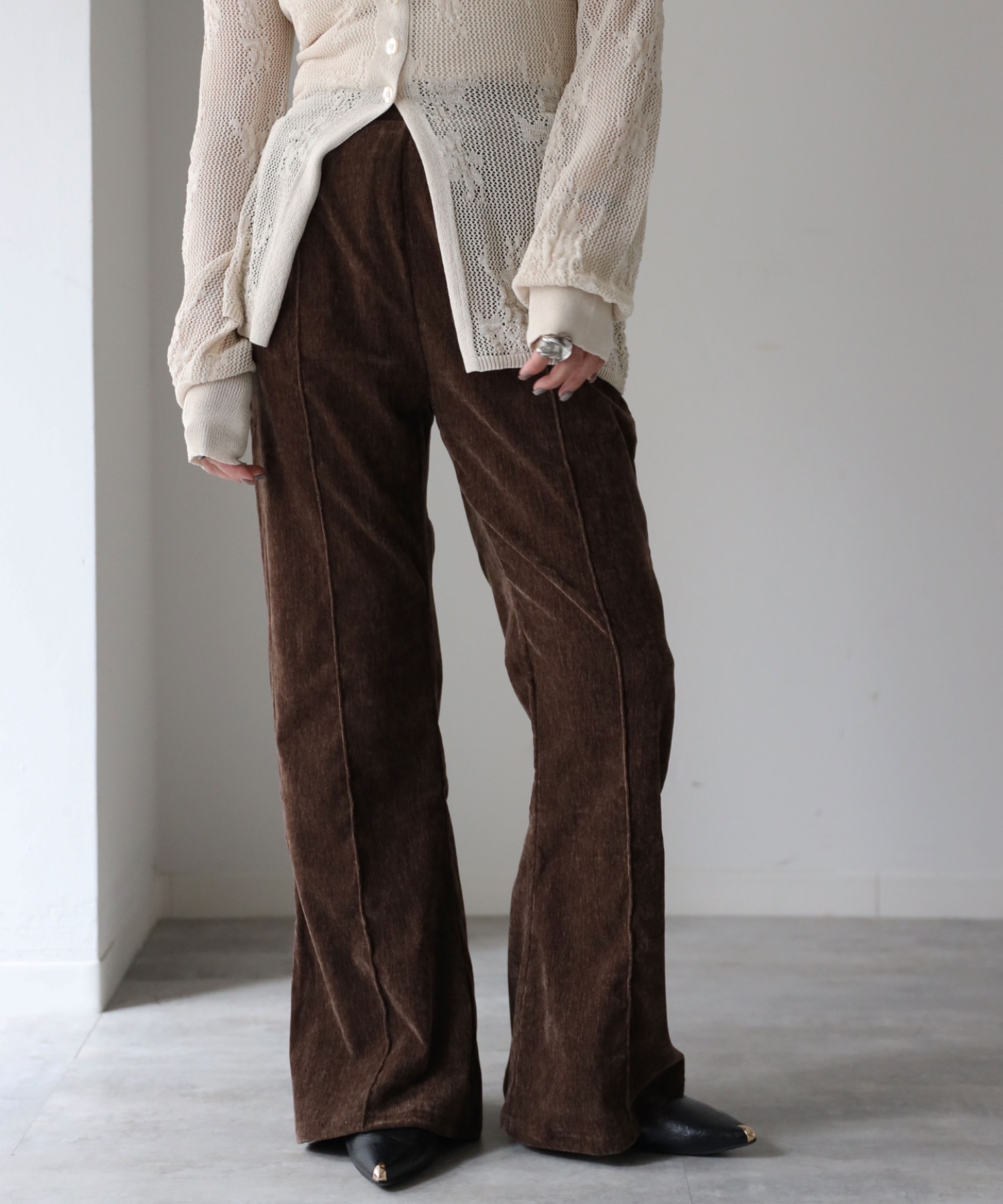 model：155cm. 着用サイズ：FREE