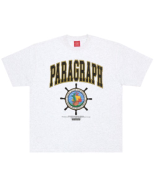 A'GEM/9 × .kom『paragraph/パラグラフ』Paragraph Arch ship T-shirt/アーチシップロゴ カットソー  Tシャツ 韓国ブランドセレクト│A'GEM/9×.KOM【公式】｜韓国・ストリートブランド通販サイト エージェムナイン ドットケーオーエム