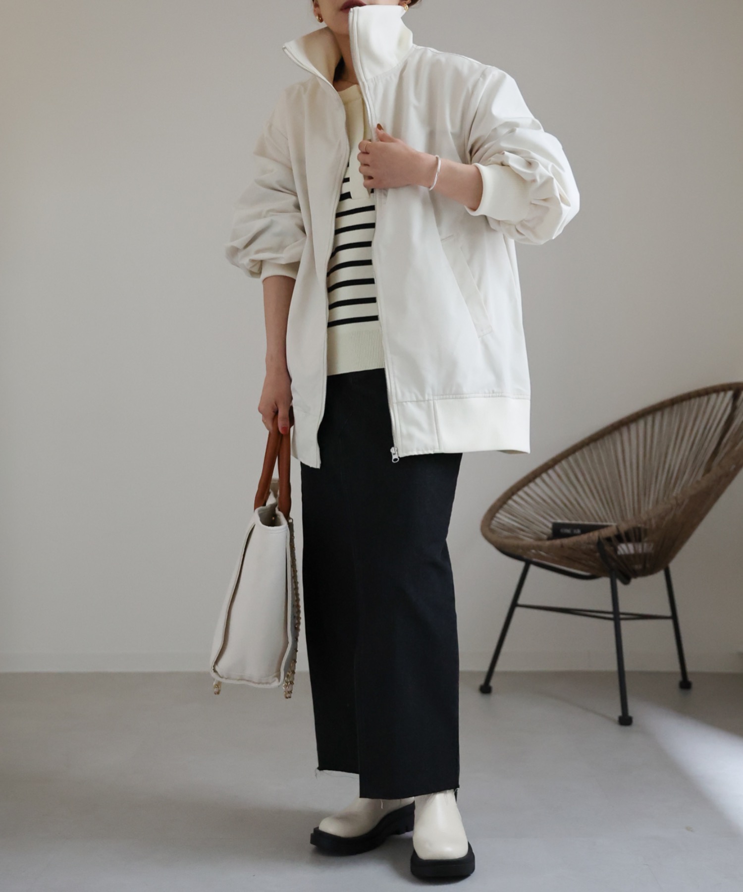model:162cm  着用サイズ:FREE