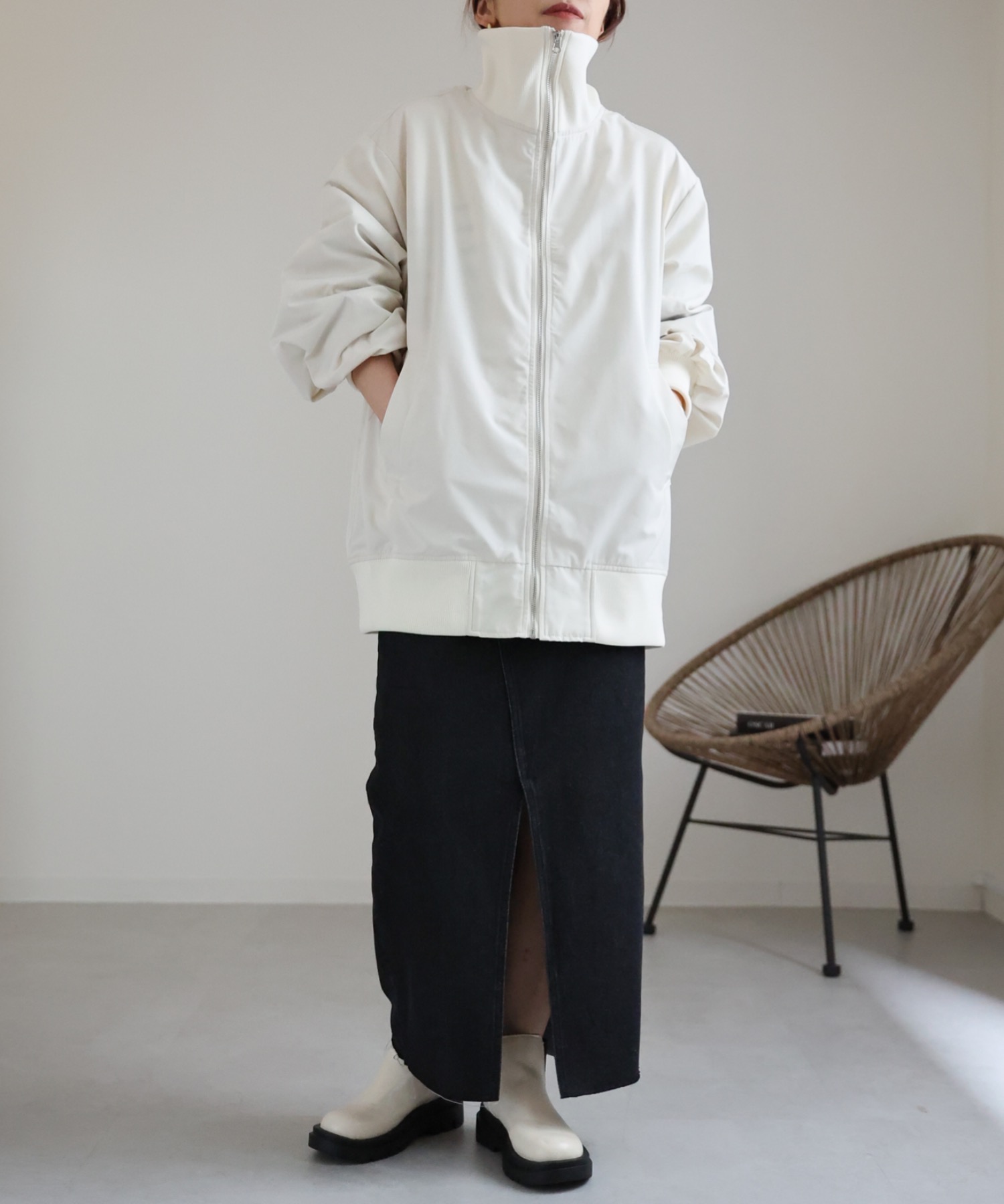 model:162cm  着用サイズ:FREE