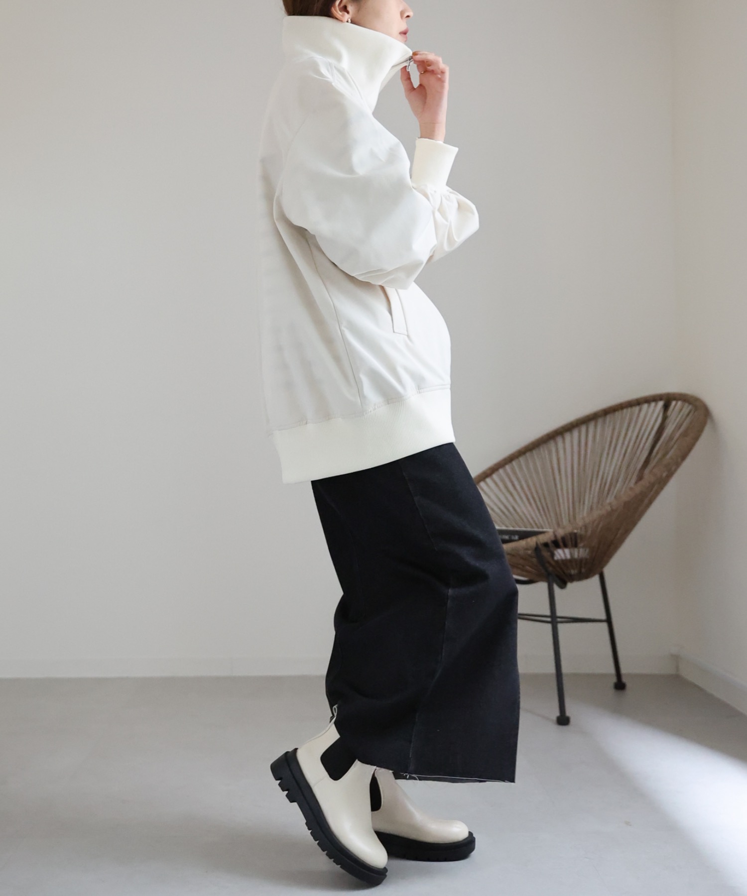 model:162cm  着用サイズ:FREE