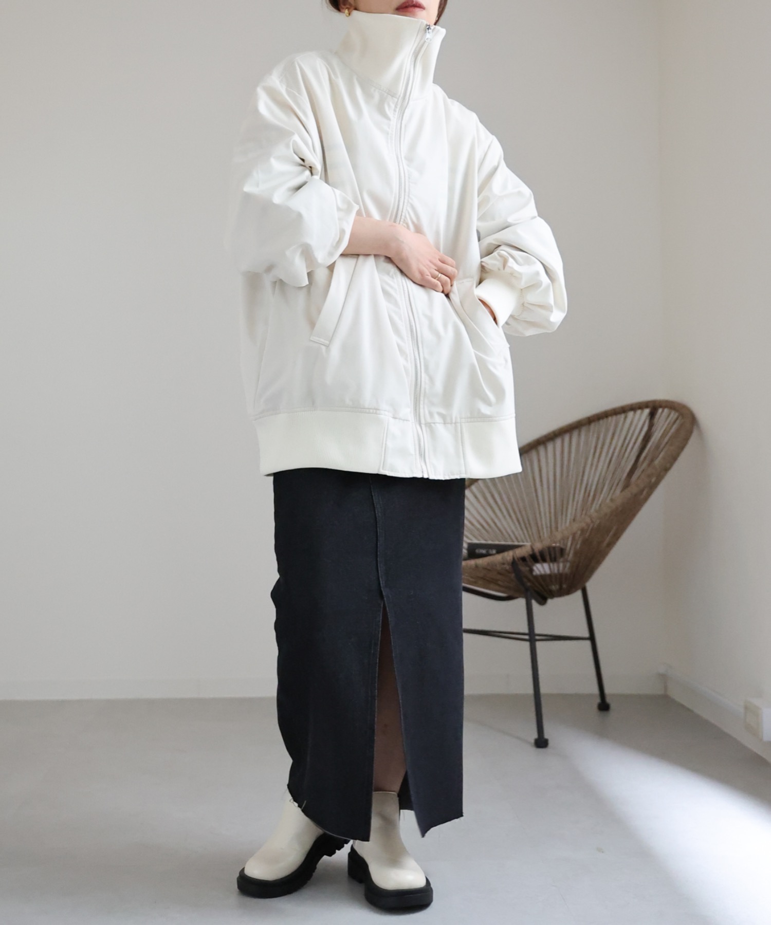 model:162cm  着用サイズ:FREE