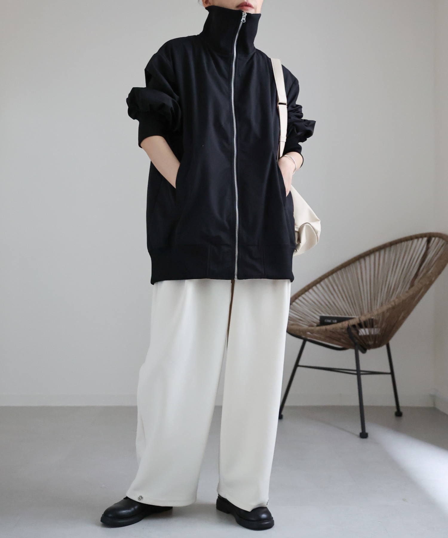 model:162cm  着用サイズ:FREE