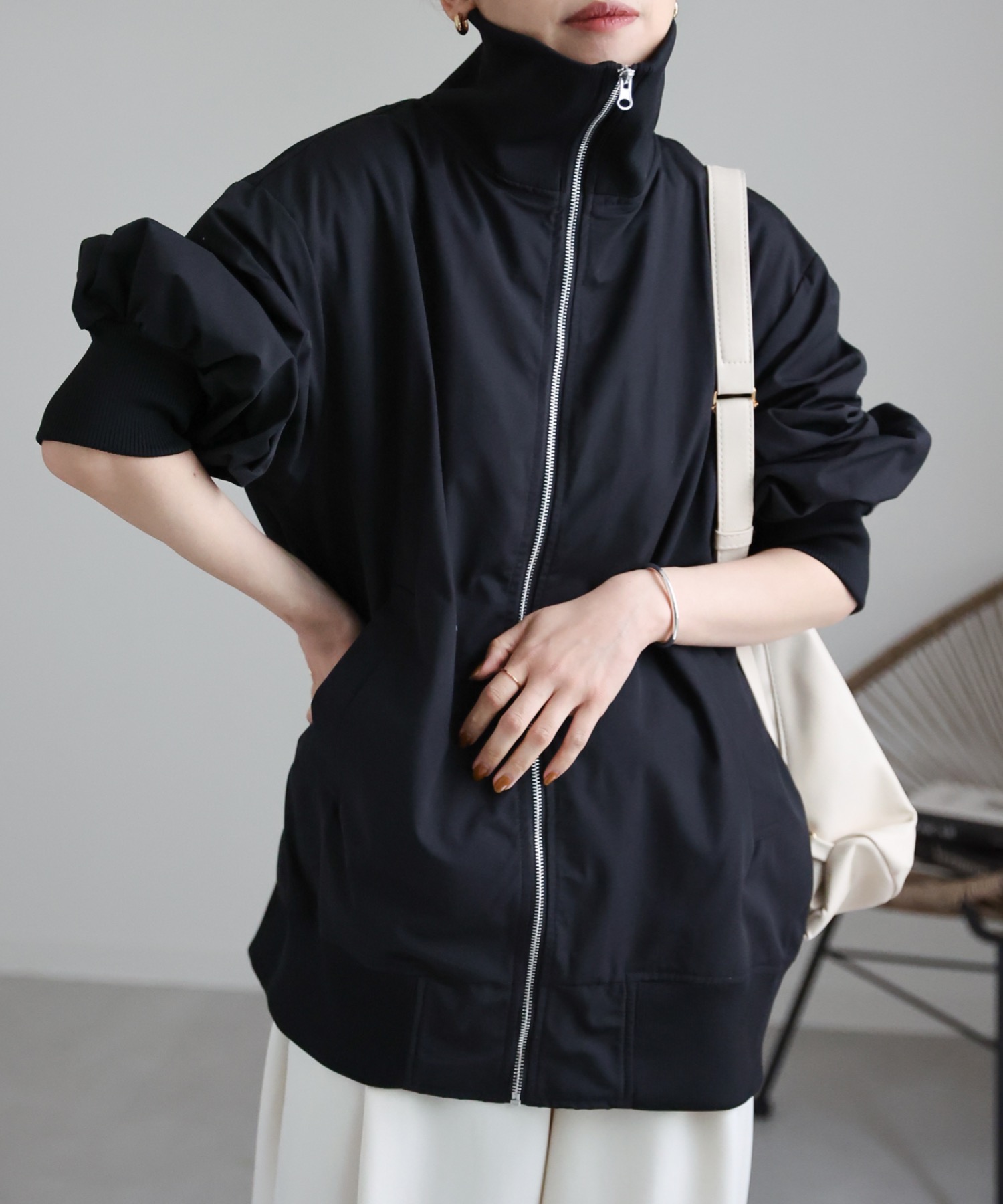 model:162cm  着用サイズ:FREE
