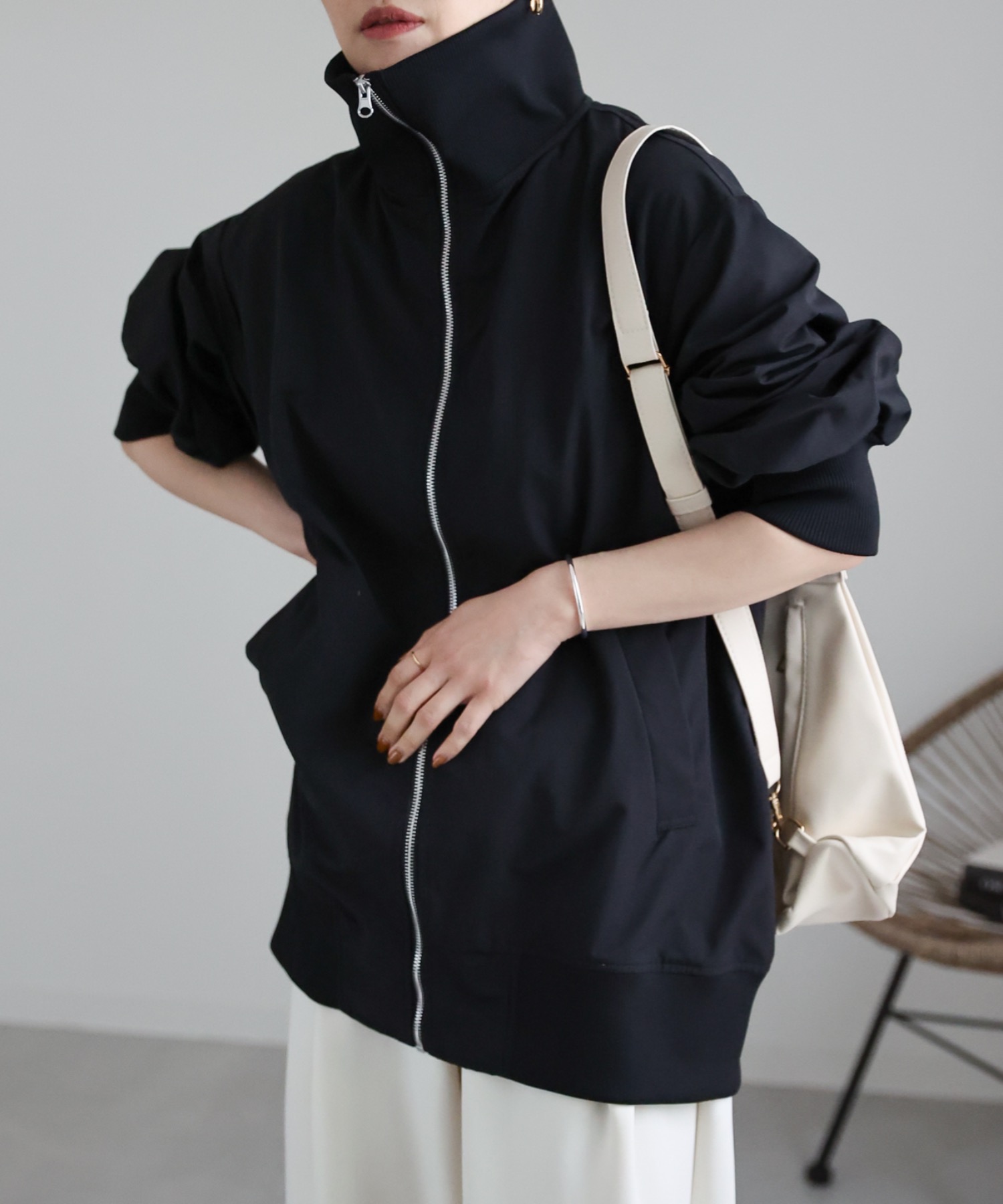 model:162cm  着用サイズ:FREE