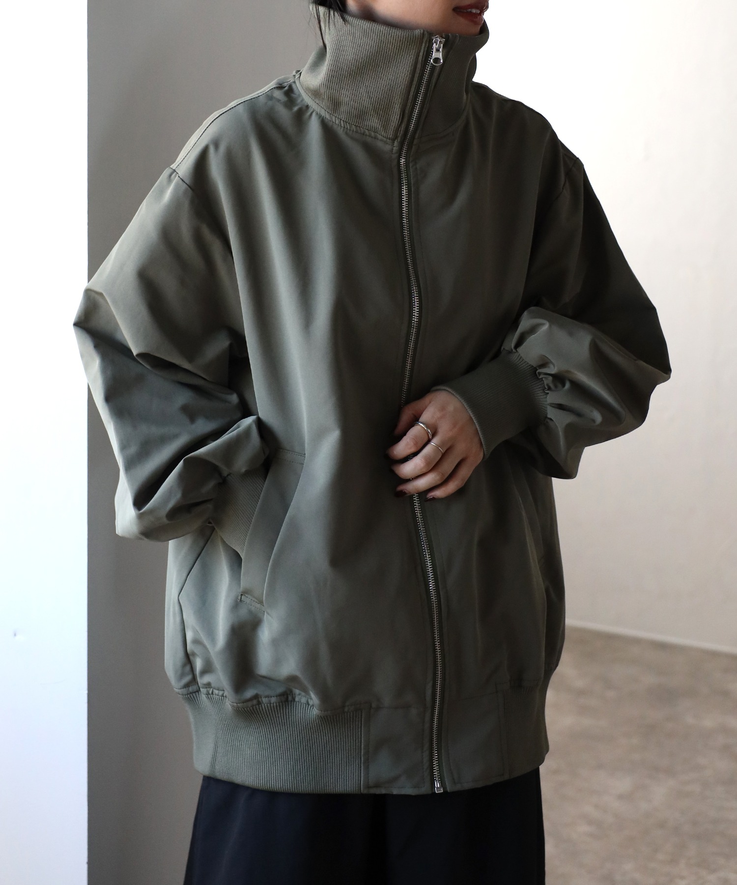 model:162cm  着用サイズ:FREE