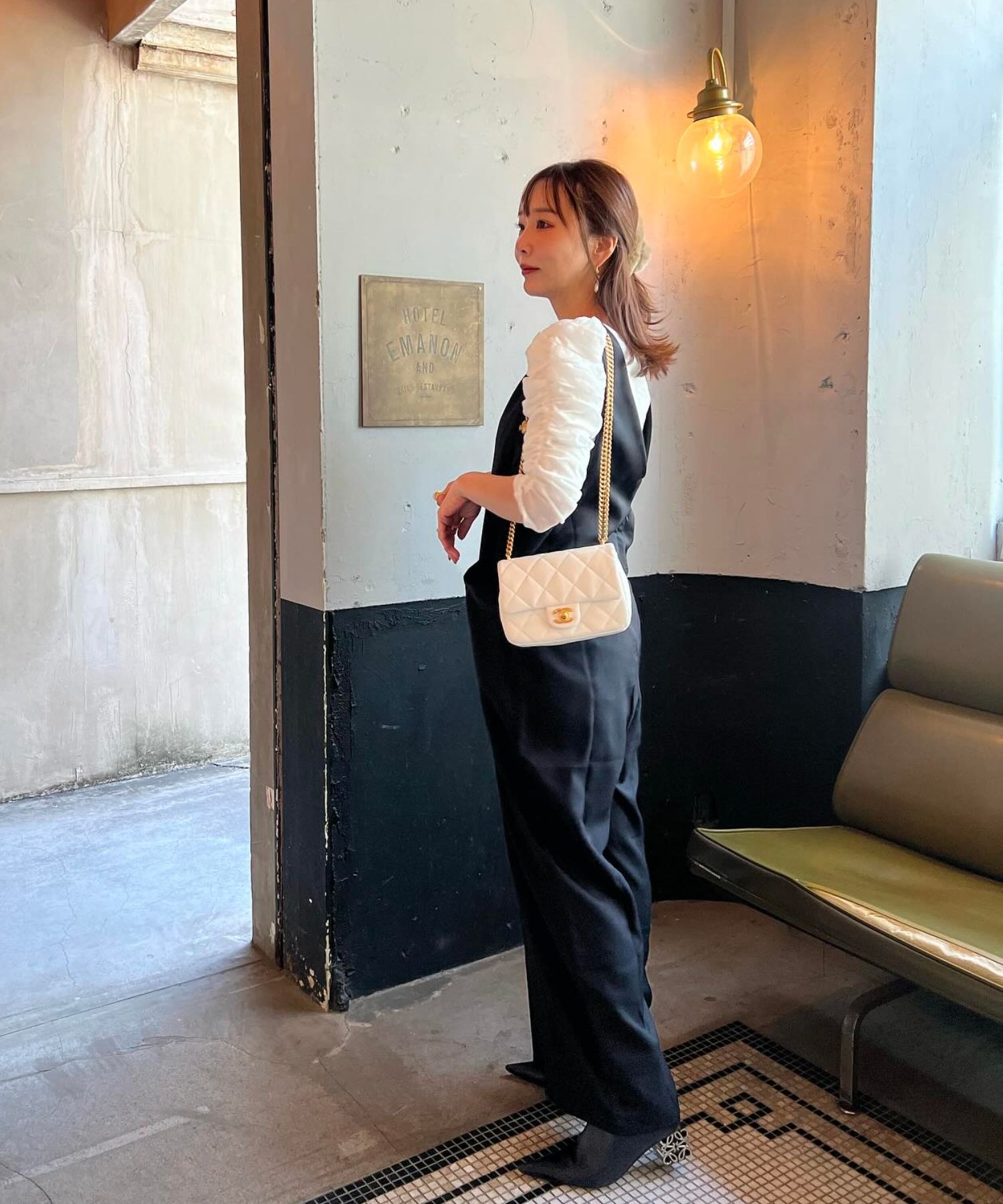 model：H157 着用サイズ：FREE