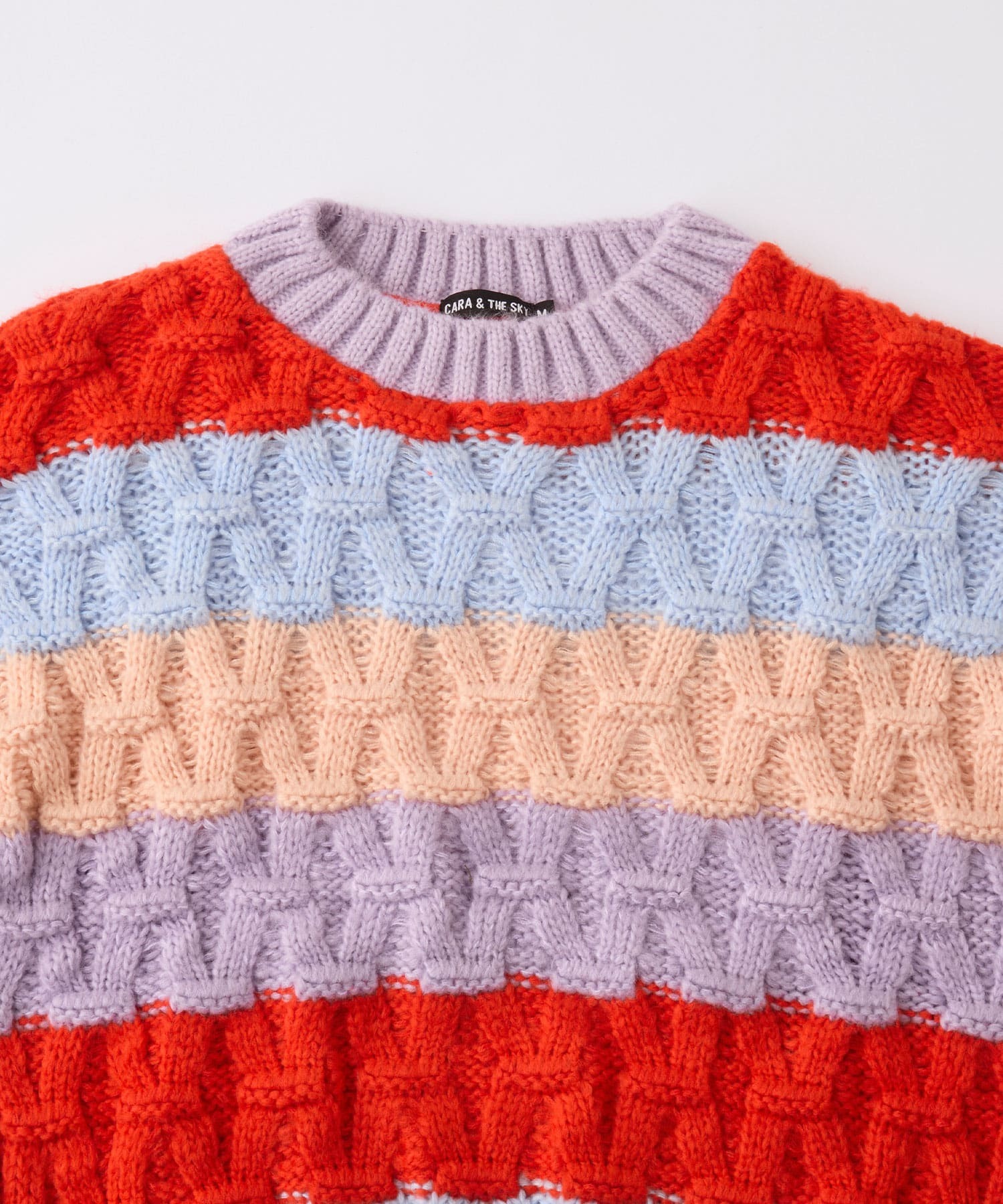 forksy.】【Cara & The Sky】MANDY クロスステッチバルーンスリーブ