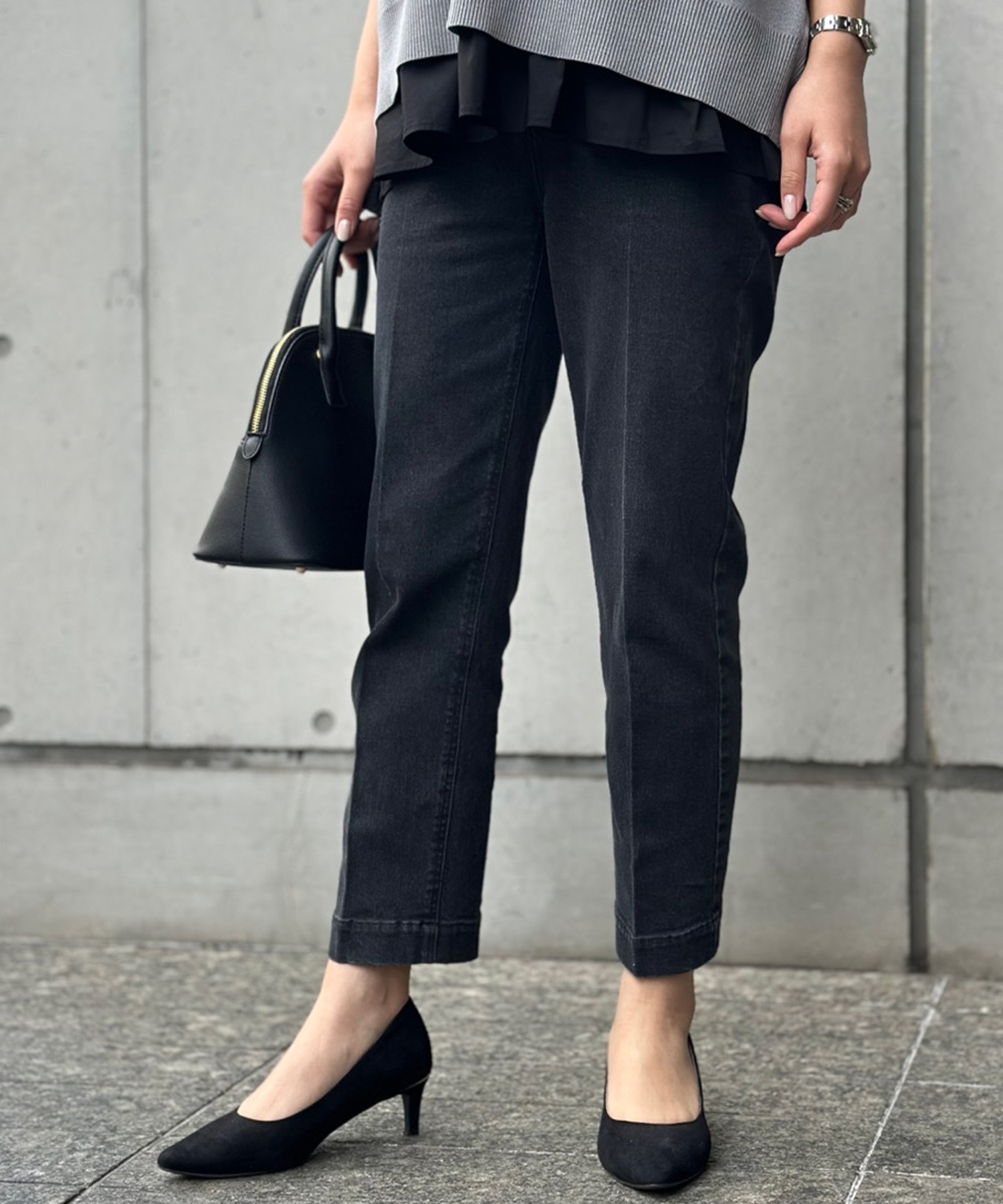 ストレッチデニムテーパードパンツ Emma Taylor│STYLEDOOR スタイルドア