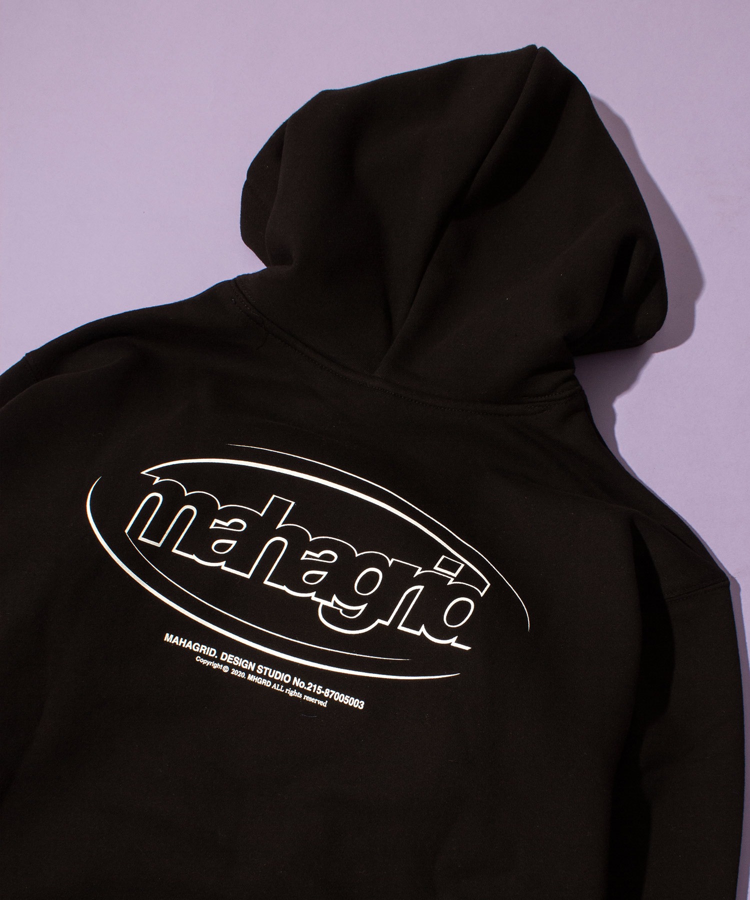 mahagrid/マハグリッド』OVAL LOGO HOODIE/オーバルロゴフーディー