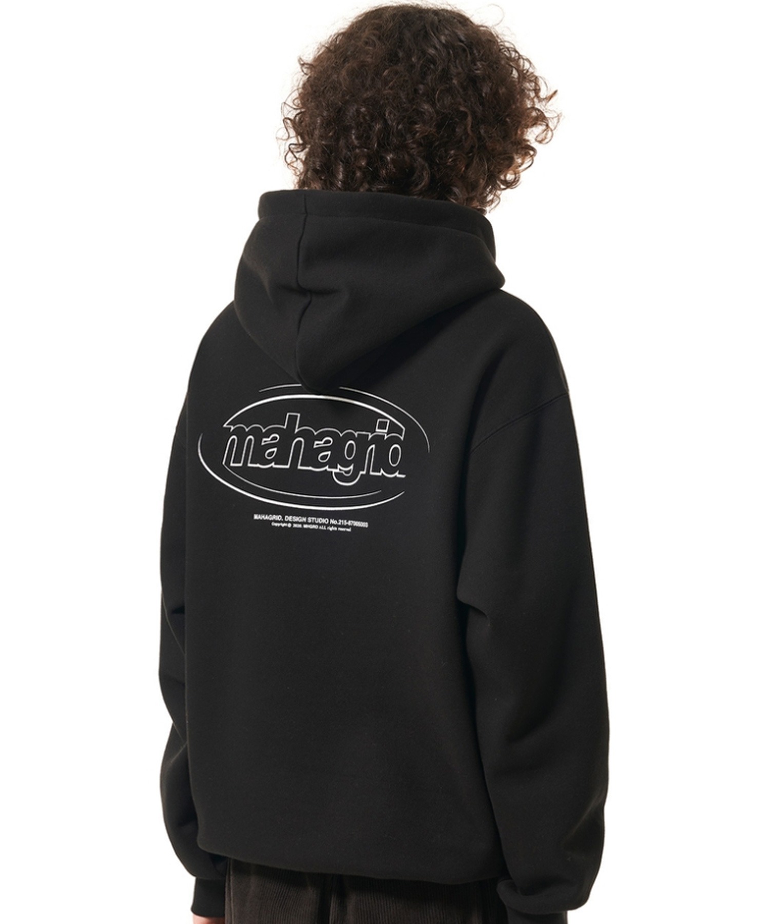 mahagrid/マハグリッド』OVAL LOGO HOODIE/オーバルロゴフーディー