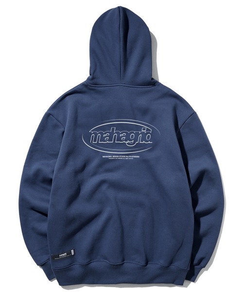【mahagrid】22SS★ GOTHIC OVAL LOGO HOODIE GOTHIC LOGO HOODIE - mahagrid | 60% - Asian Fashion Online Store