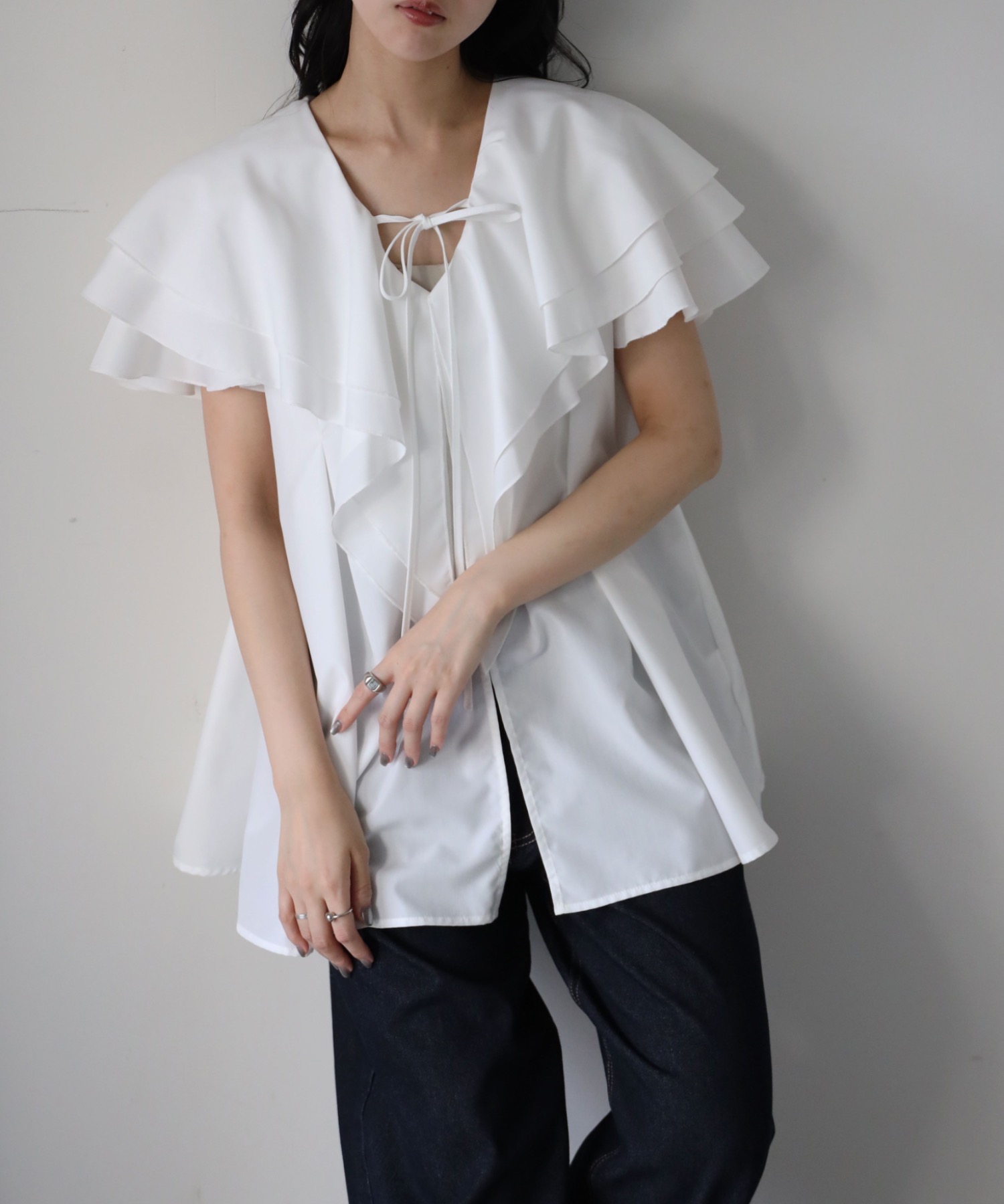 model：164cm. 着用サイズ：FREE
