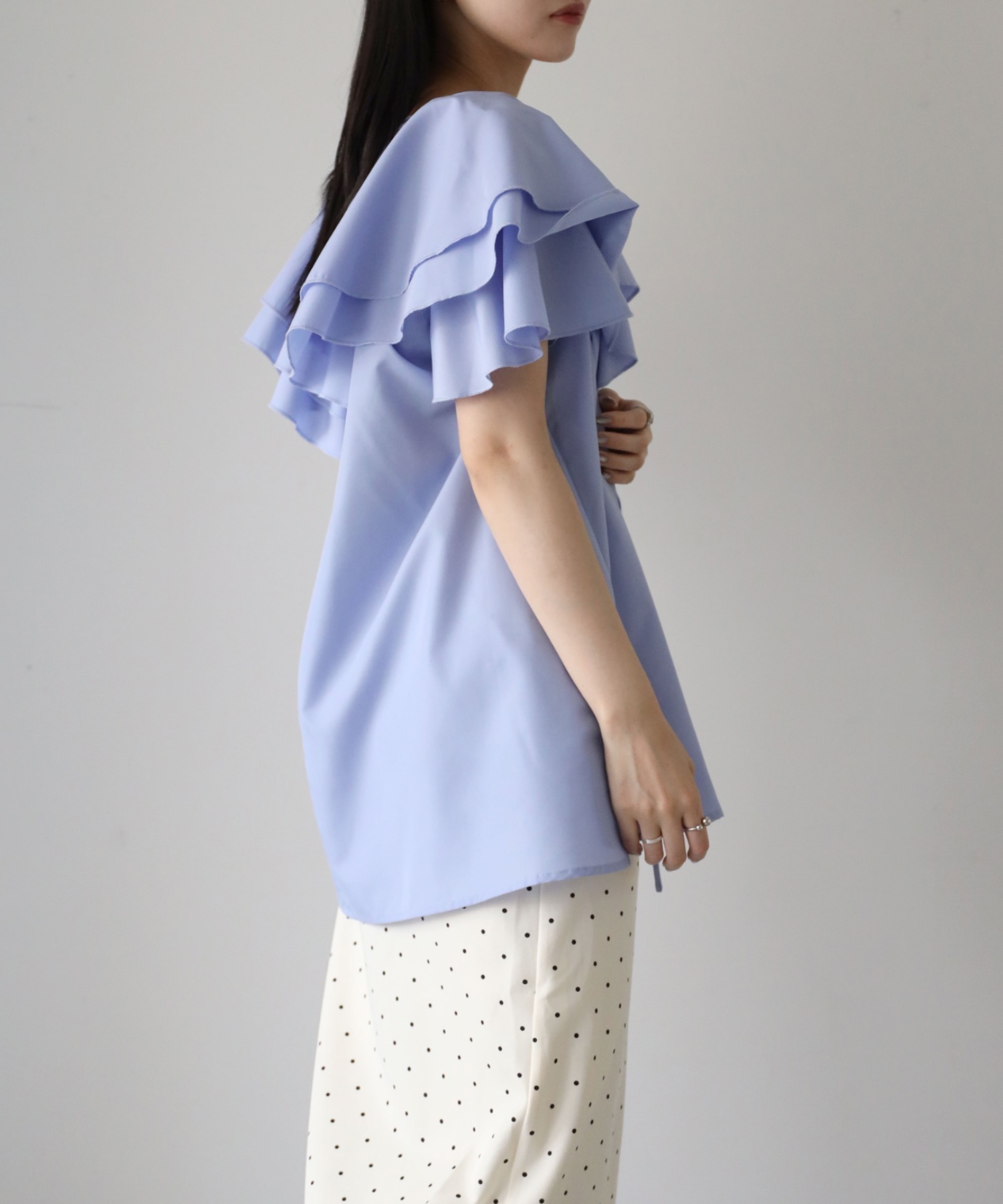 model：164cm. 着用サイズ：FREE