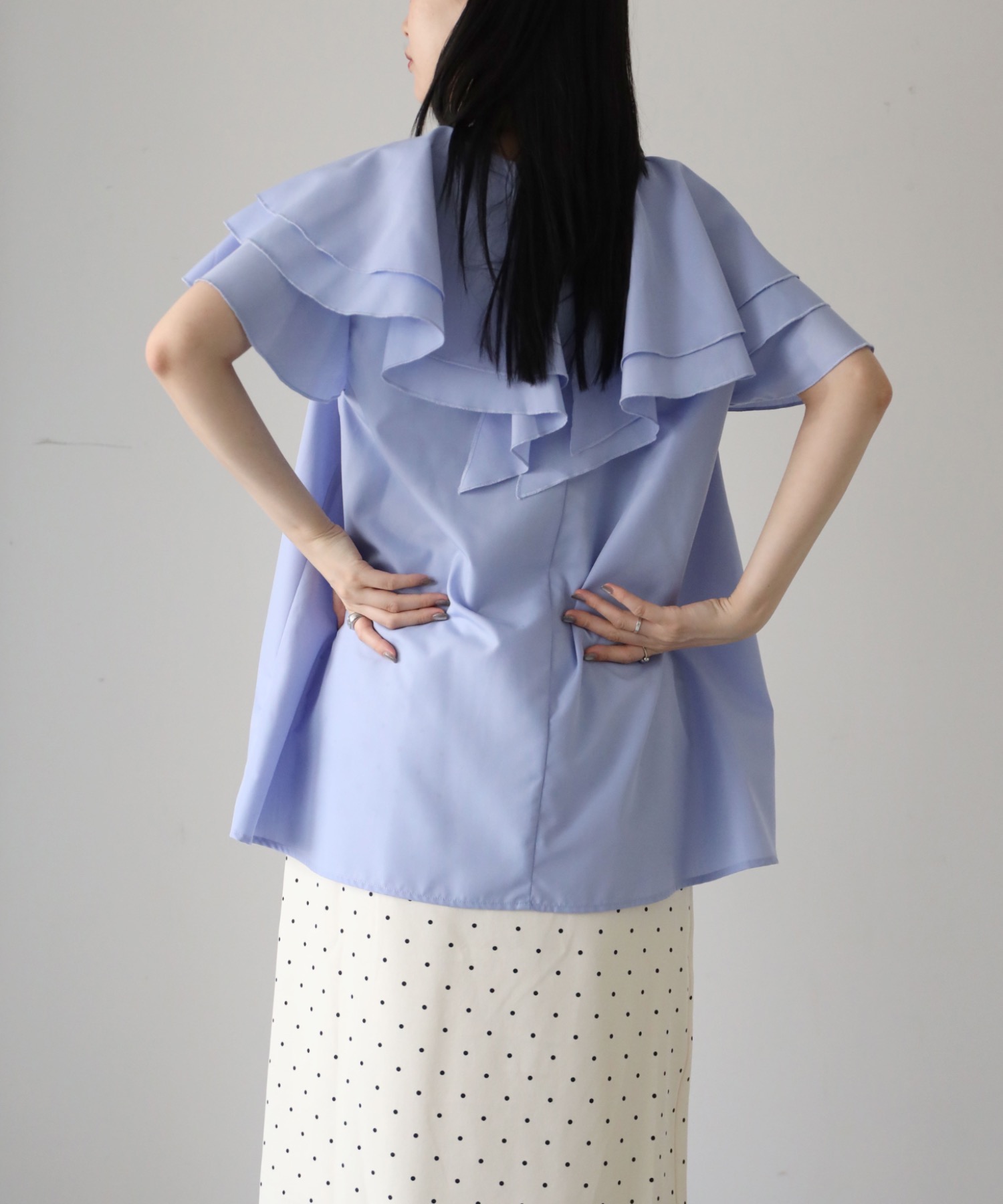 model：164cm. 着用サイズ：FREE
