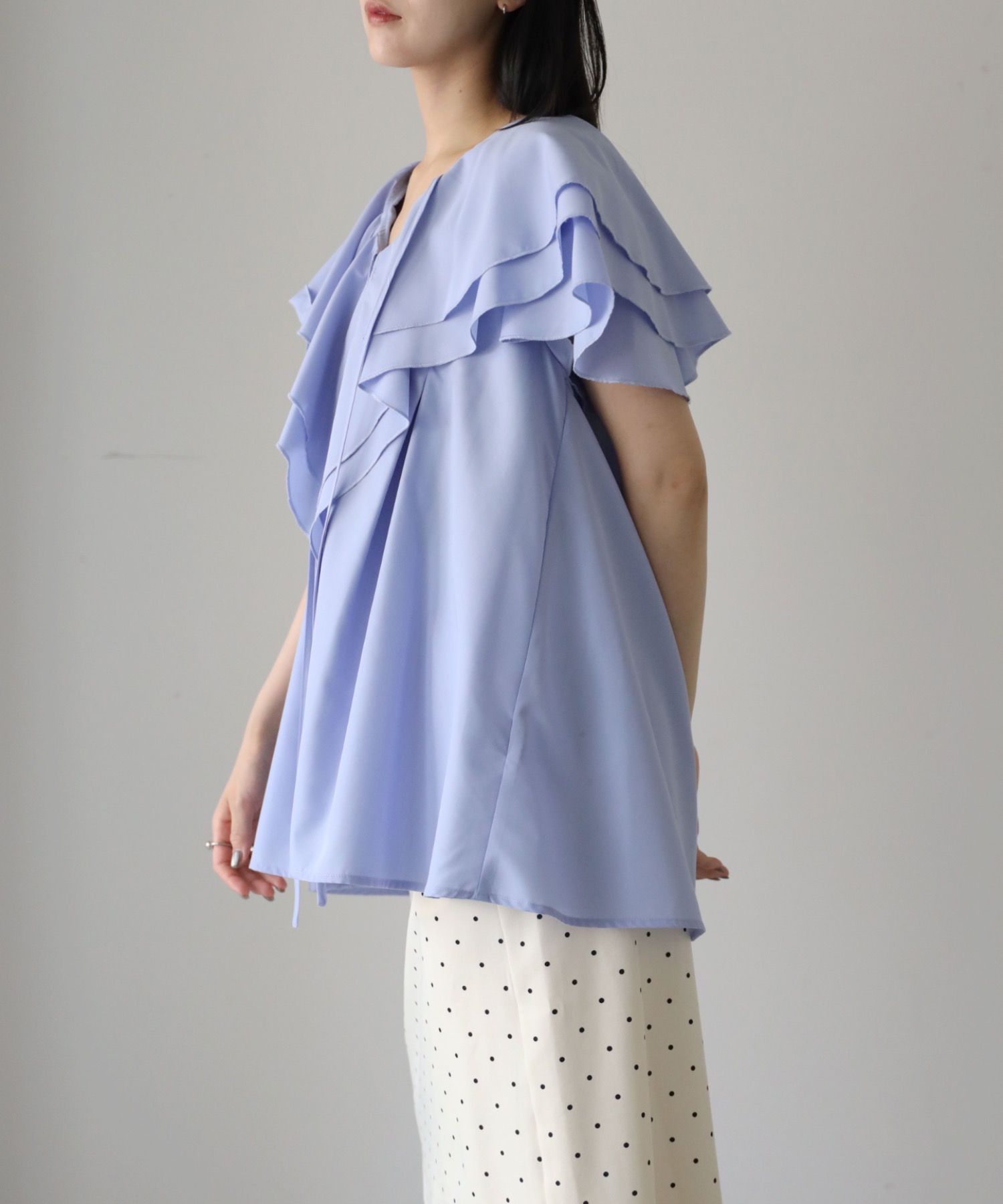 model：164cm. 着用サイズ：FREE