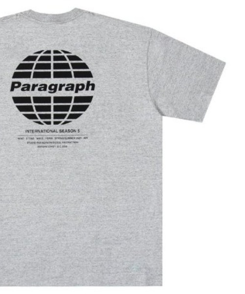 paragraph/パラグラフ』CLASSIC COLOR T-SHIRT/バックプリント半袖T