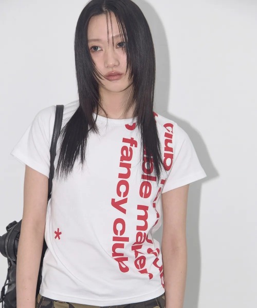 [FANCY CLUB] Tシャツ 半袖 BAYWATCH CROP TEE (2color) A'GEM/9 × .kom 『 FANCY CLUB/ファンシークラブ』 BAYWATCH