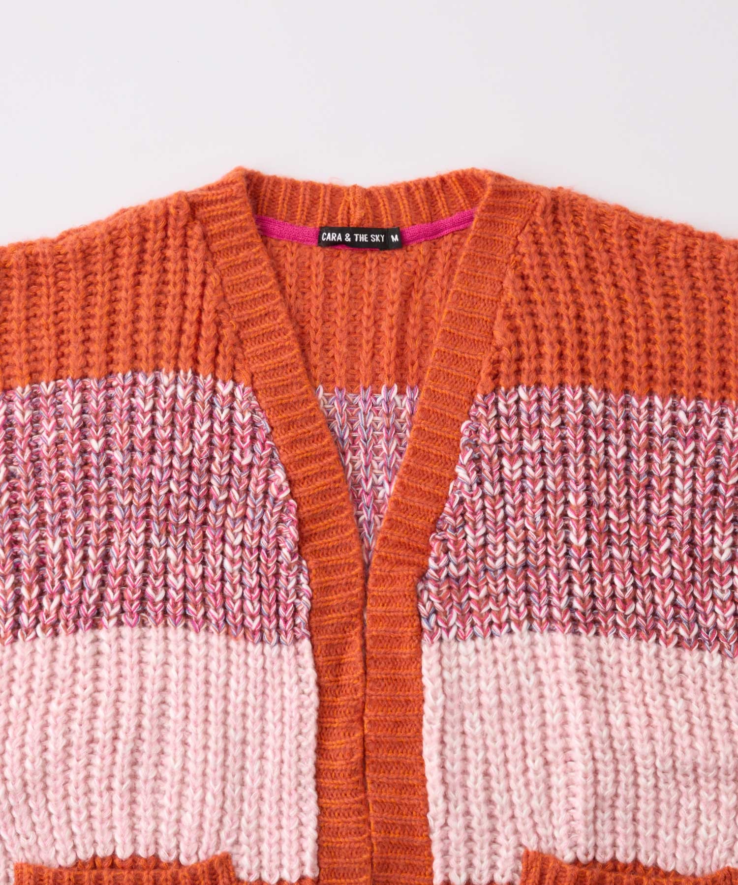 forksy.】【Cara & The Sky】JANIE オーバーサイズローゲージボーダー