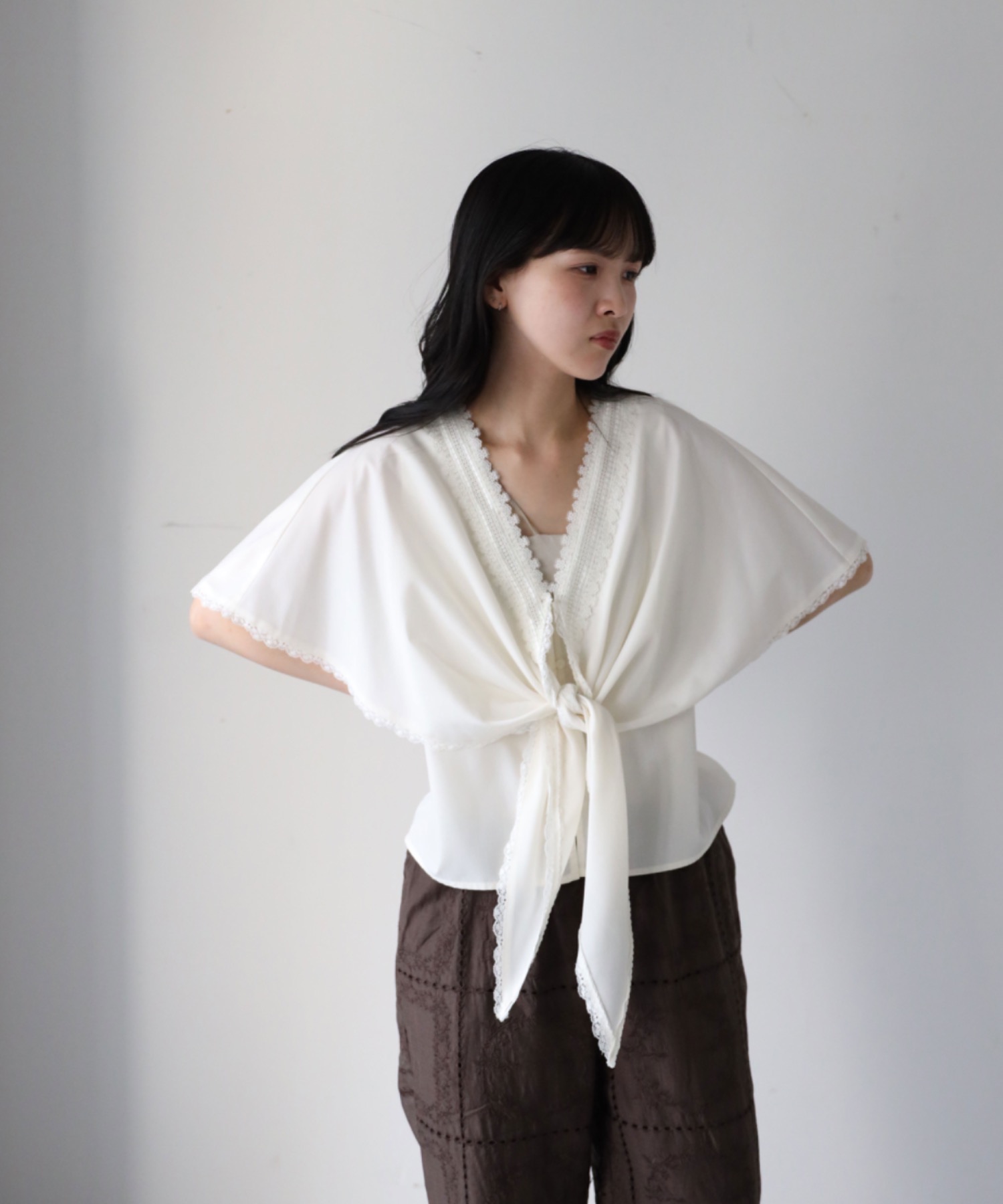 model：164cm. 着用サイズ：FREE
