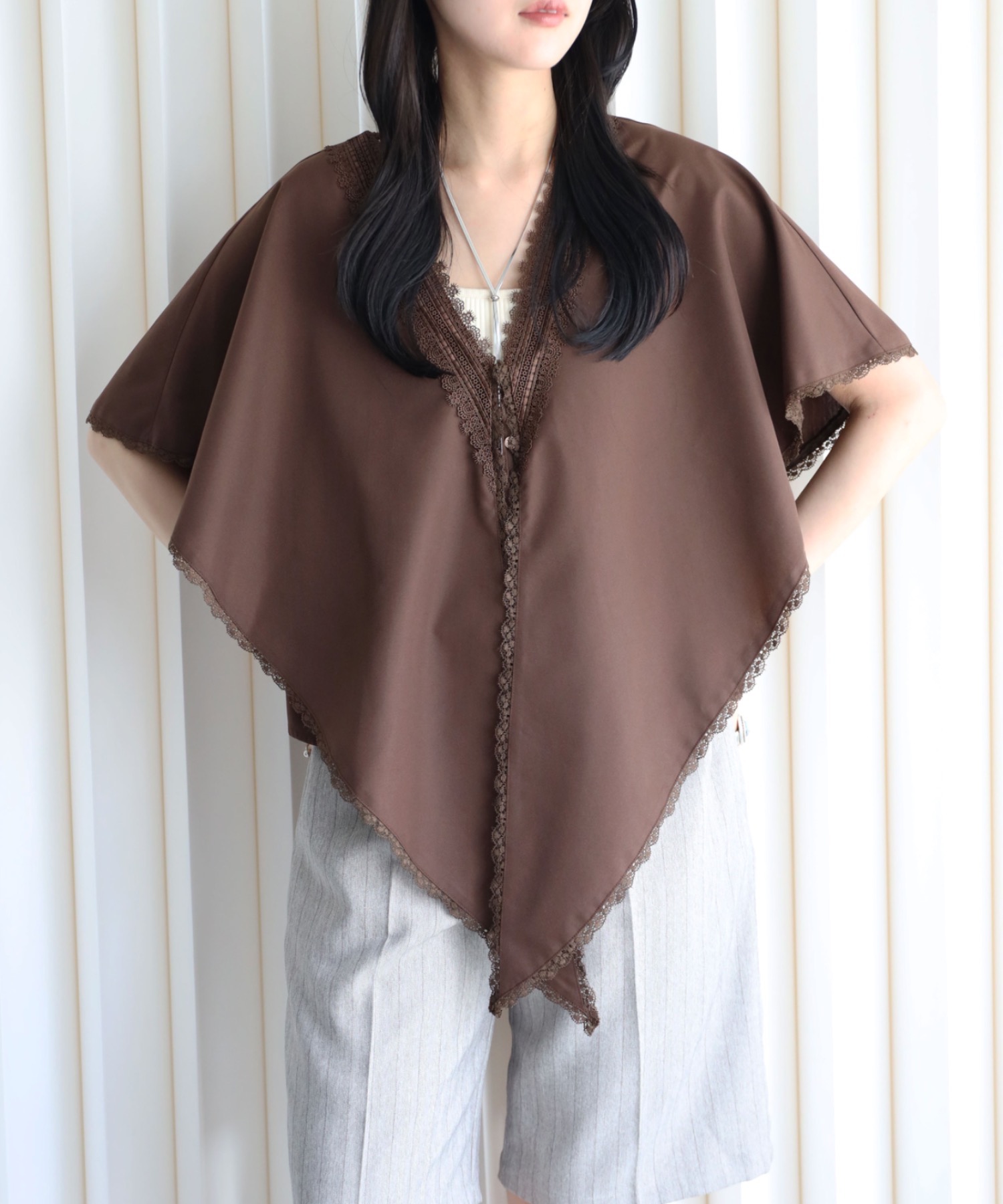 model：164cm. 着用サイズ：FREE