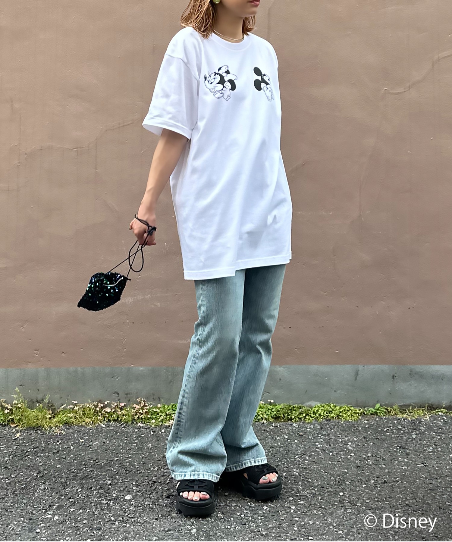 ホワイト
model:154cm 着用サイズ:Lサイズ
