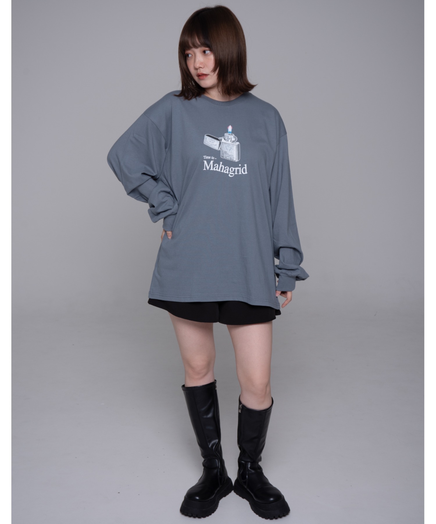 mahagrid/マハグリッド』 IT'S TIME TO LS TEE/イッツタイムトゥ