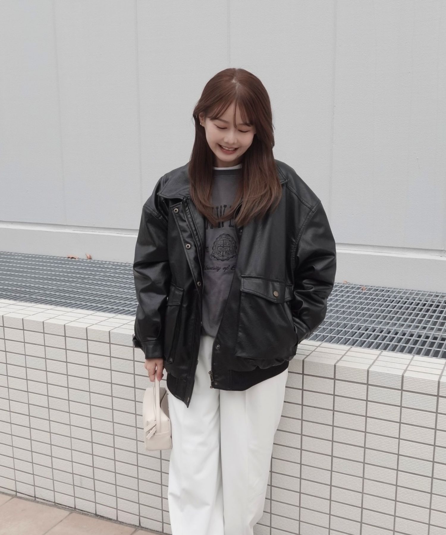 model：H158 着用サイズ：FREE