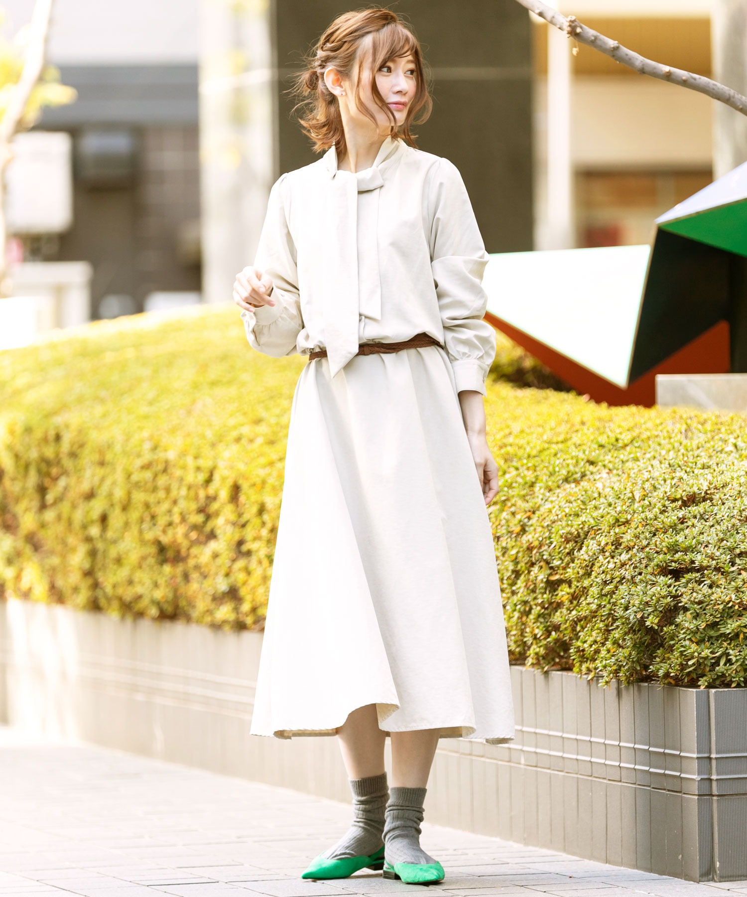 ボウタイワンピース Reshad Edu Af