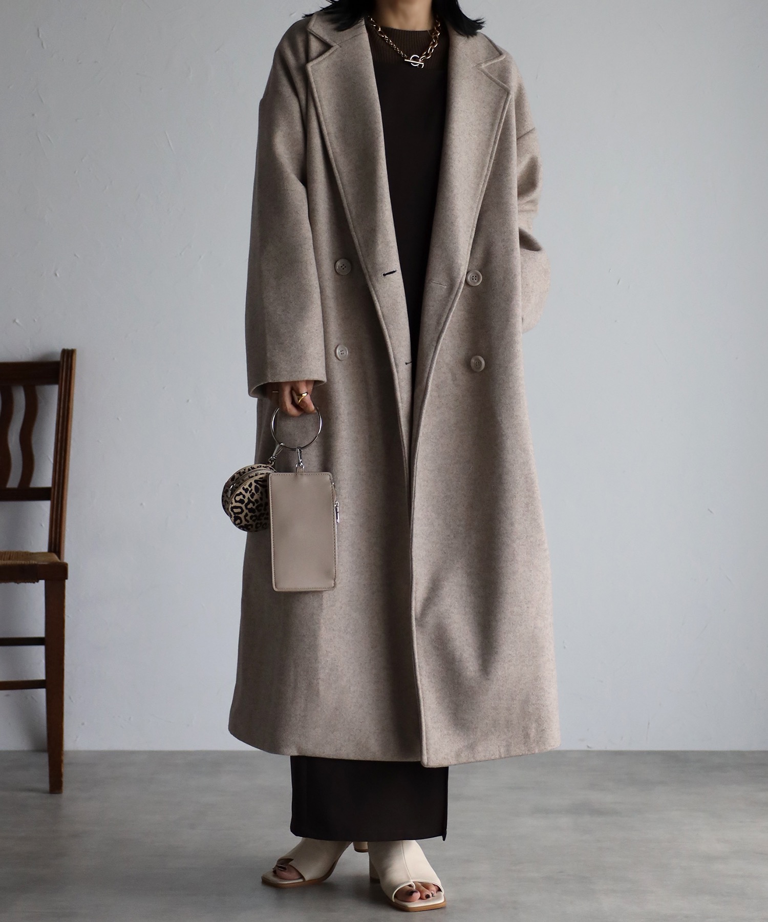 model : 162cm 着用サイズ : FREE