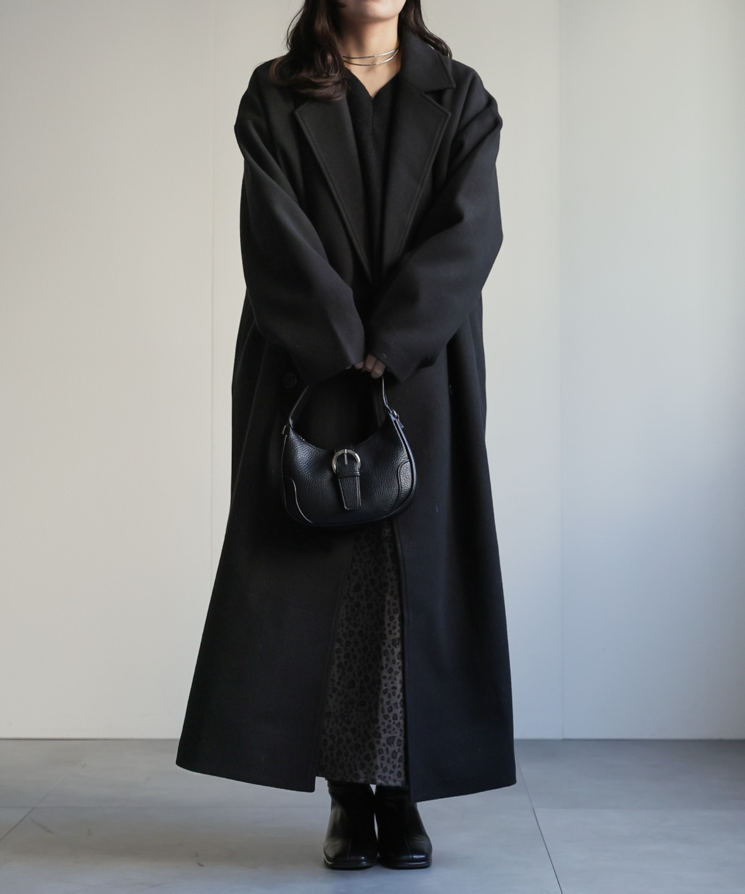 model：156cm 着用サイズ：FREE