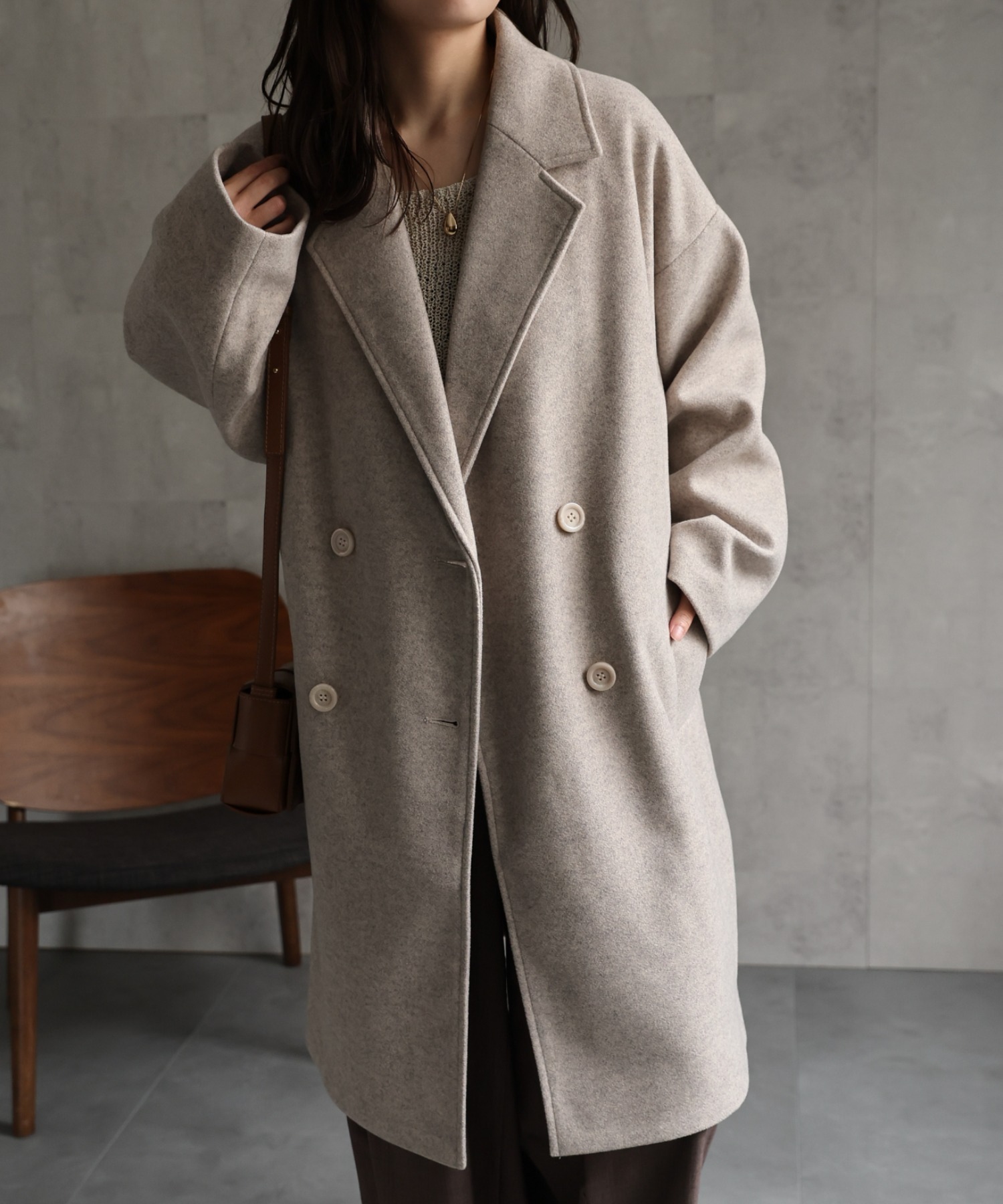 model : 156cm 着用サイズ : MEDIUM