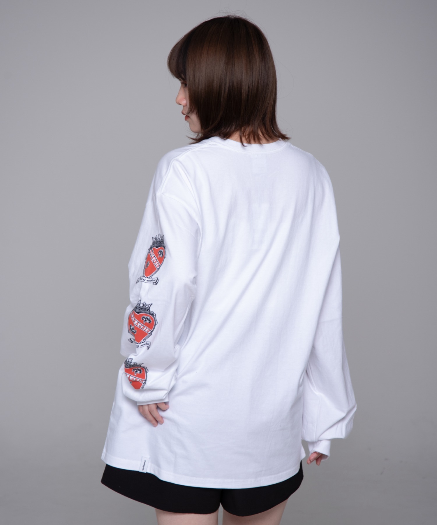 【mahagrid】24FW★ HEART LOGO LS TEE mahagrid/マハグリッド』 HEART LOGO LS TEE/ハートロゴ長袖T